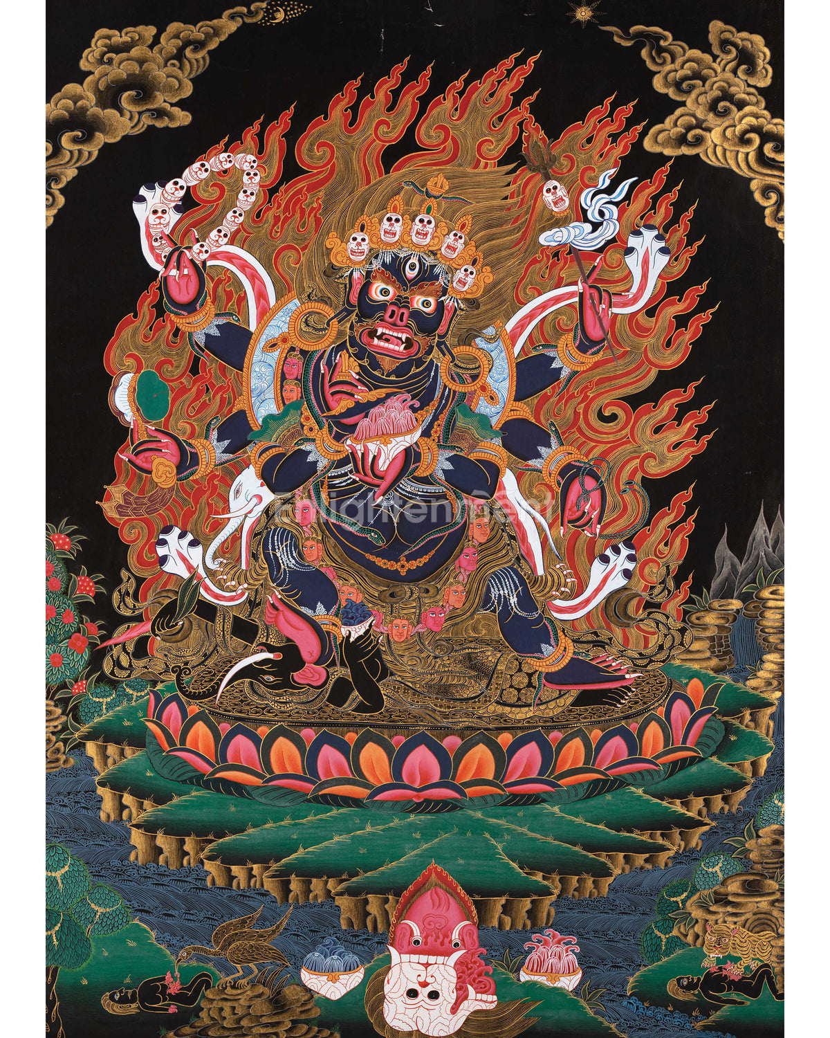 6 Armed Dharmapala Mahakala 