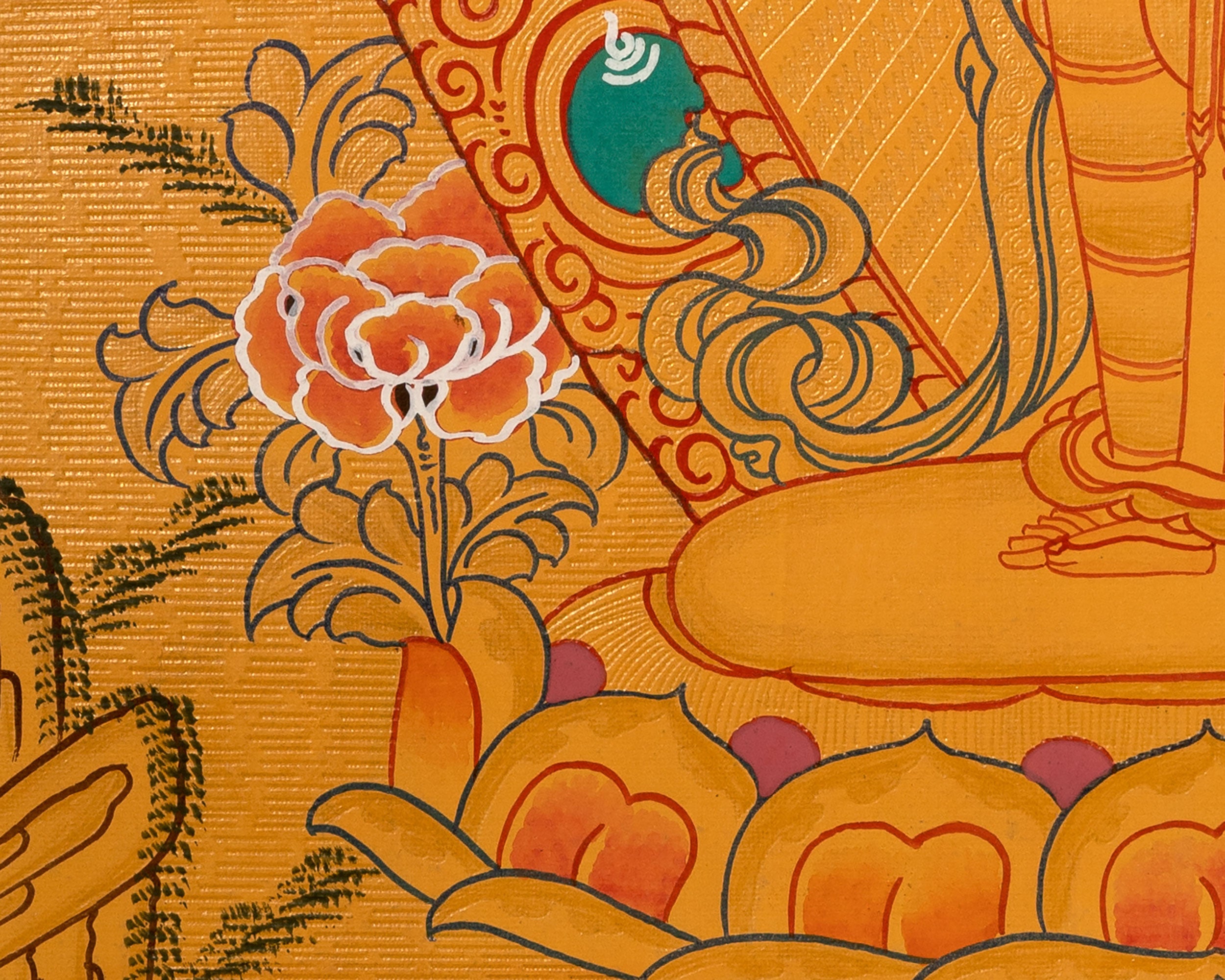 Traditional 1000-Armed Avalokiteshvara Thangka | Deity of Boundless Mercy and Enlightened Grace