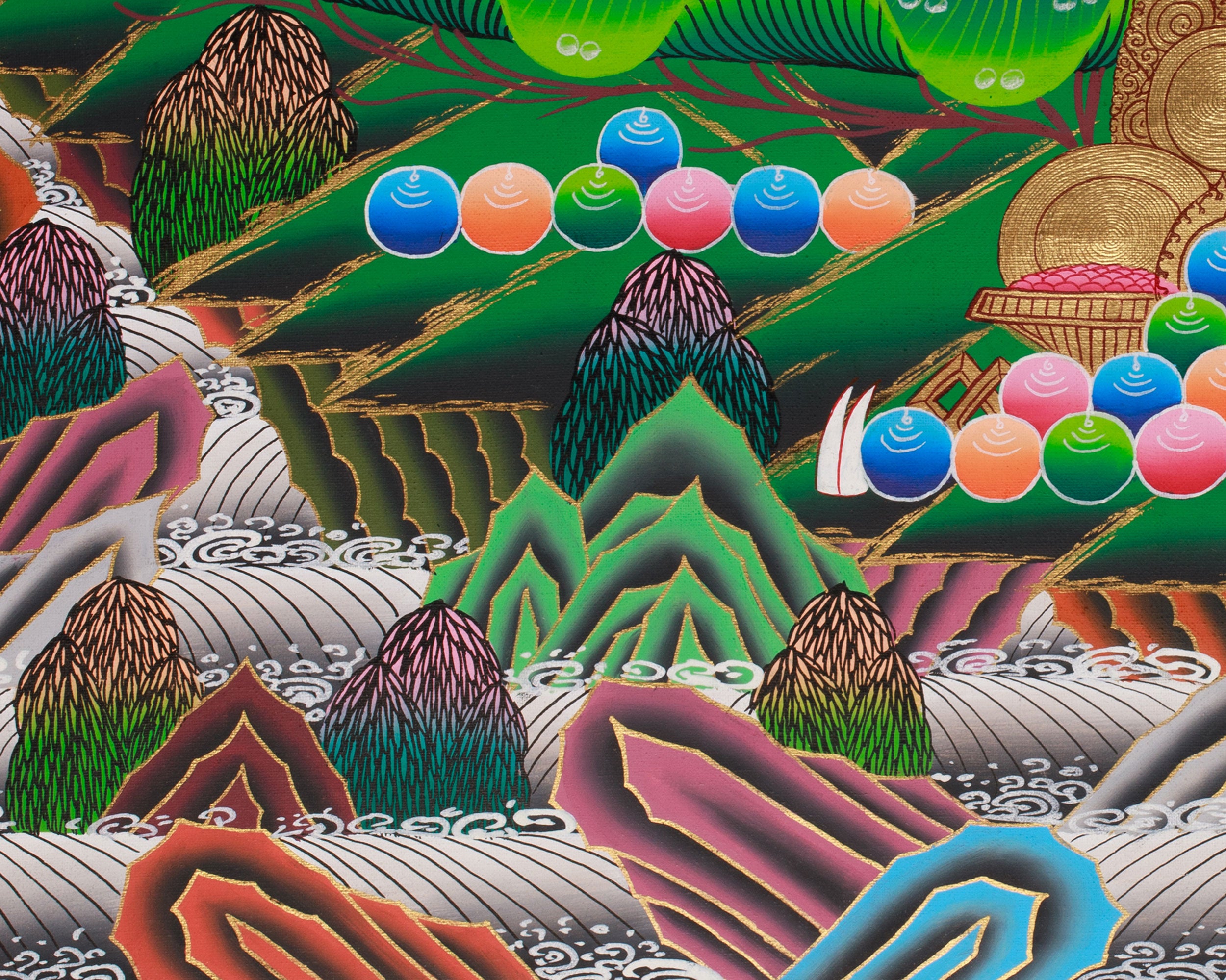 Thangka Of Manjushri | The Bodhisattva of Wisdom in Radiant Detail