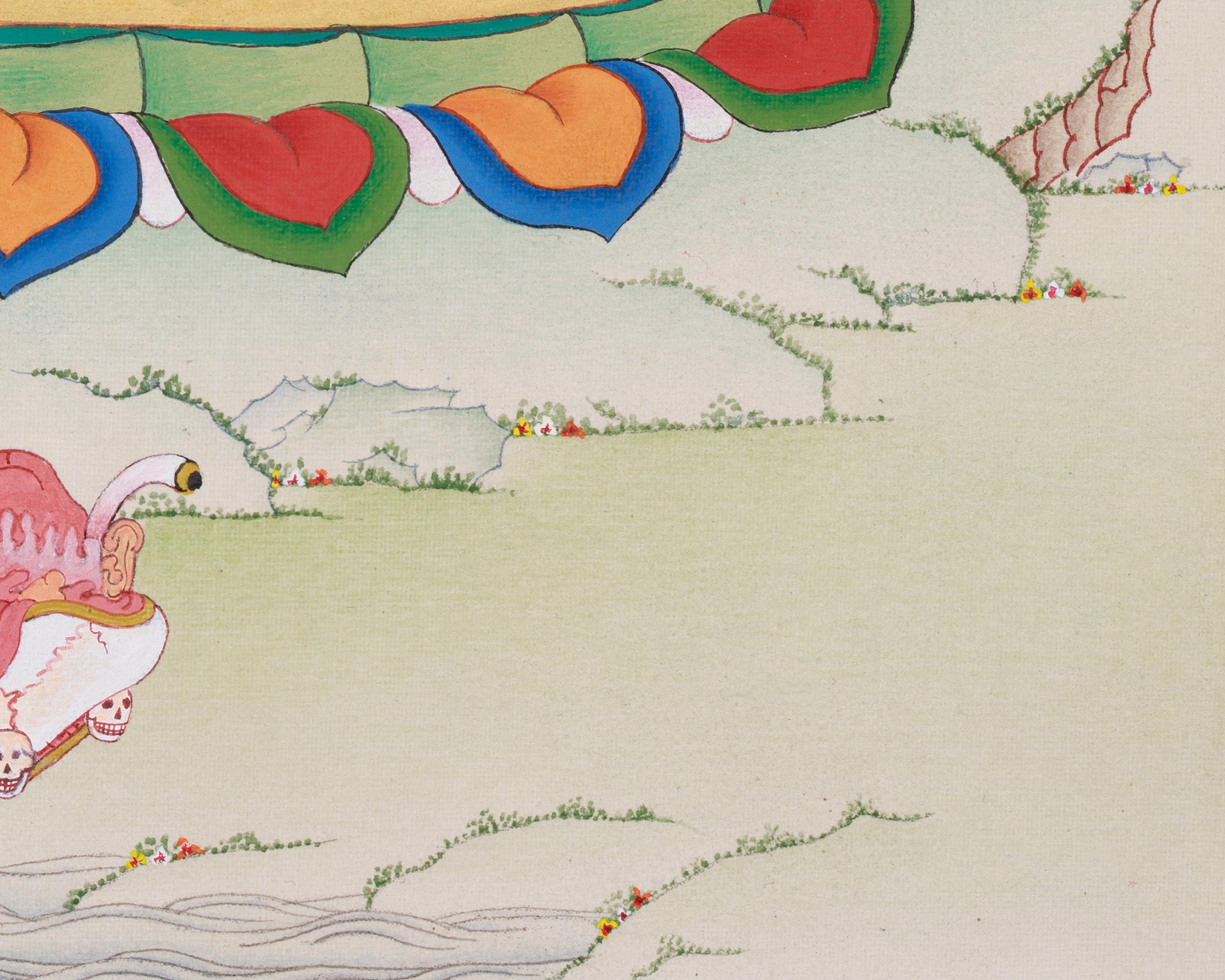 Sacred Chakrasamvara Yab-Yum Thangka | Yidam Artwork for Spiritual Transformation