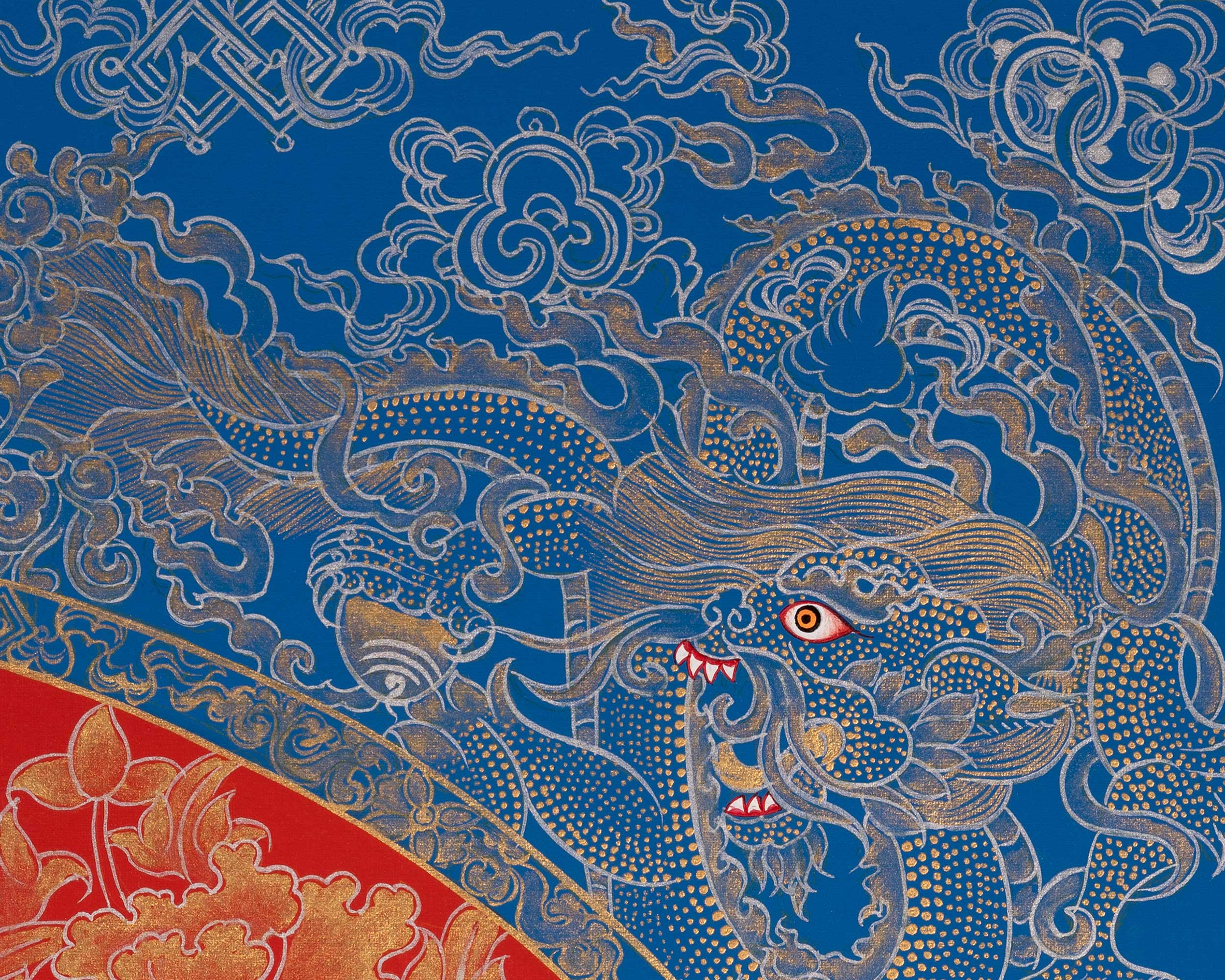 Buddha Shakyamuni Thangka | Religious Buddhist Painting | Wall Decors