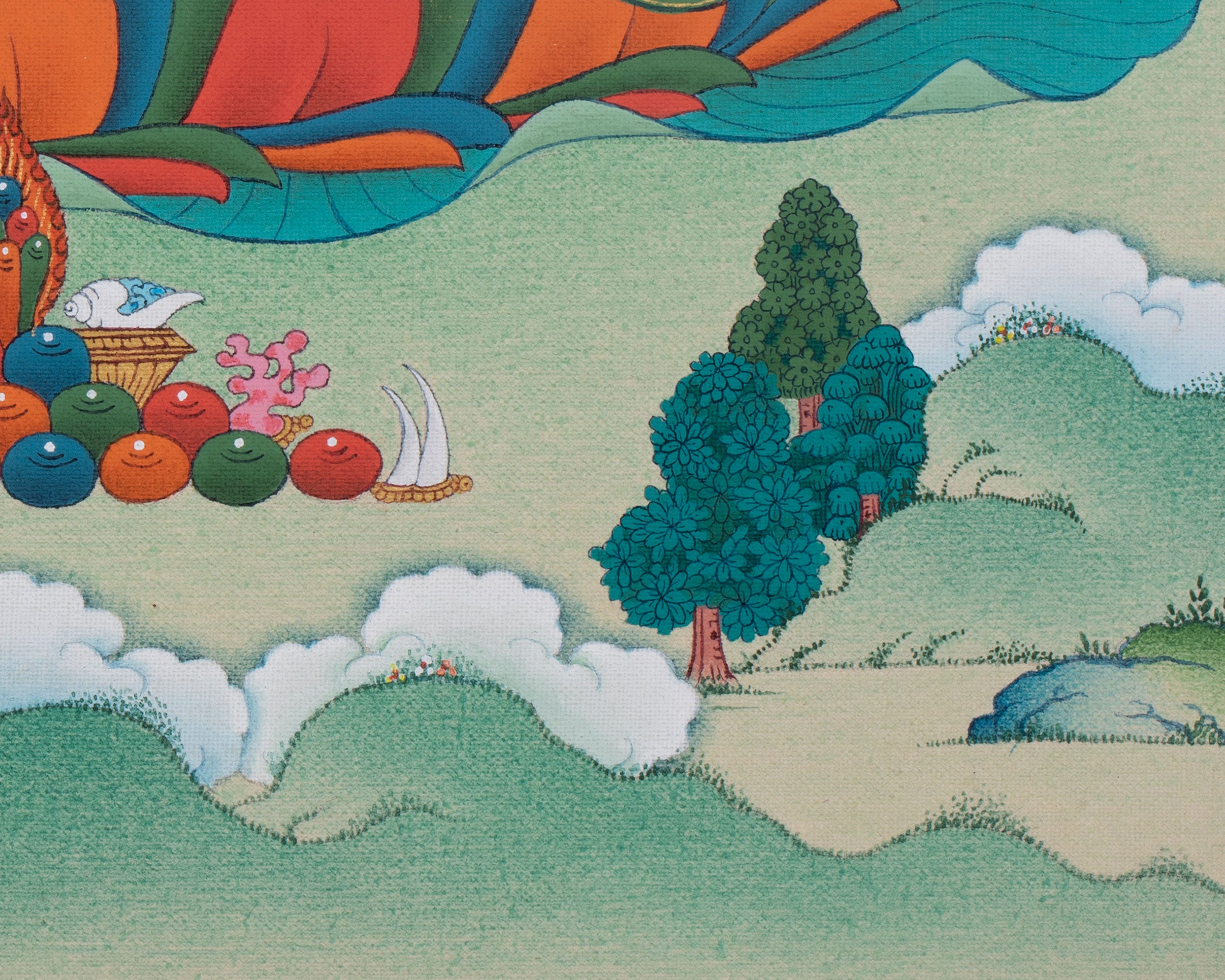 Akasagarbha Print | Bodhisattva of Wisdom and Space