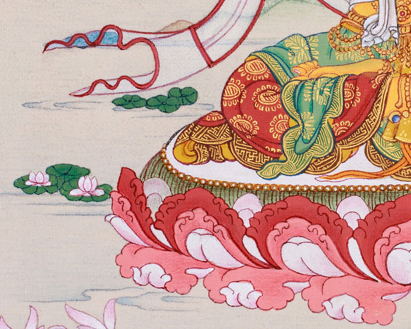 Manjushri Art, Hand painted Thangka