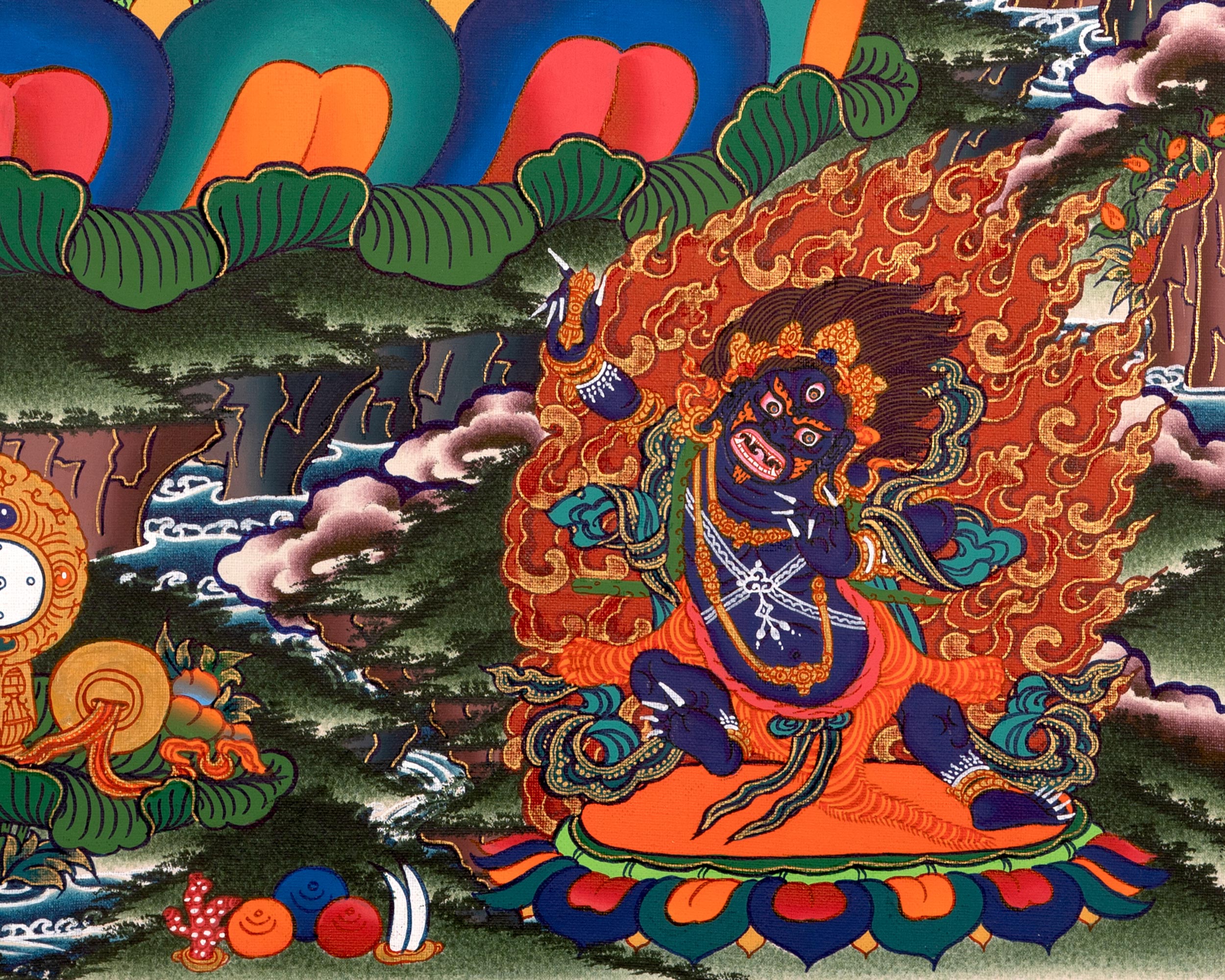 Female Bodhisattva, White Tara Artwork | Healing and Protection Deity