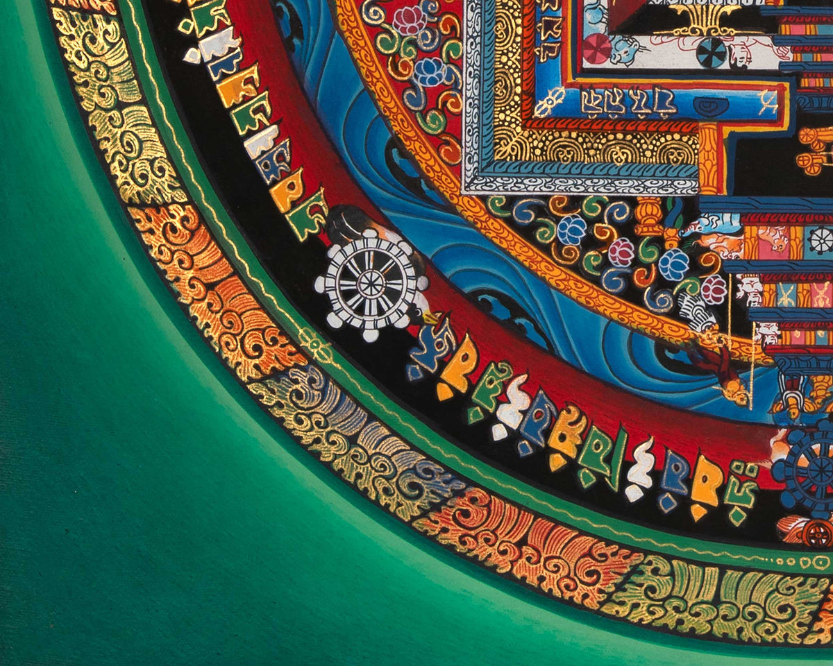 Kalachakra Mandala | Small Size Wall Decoration Painting