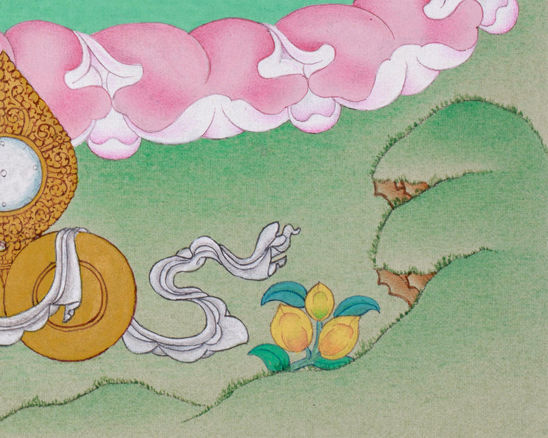 Vajrapani, The Fierce Deity Thangka