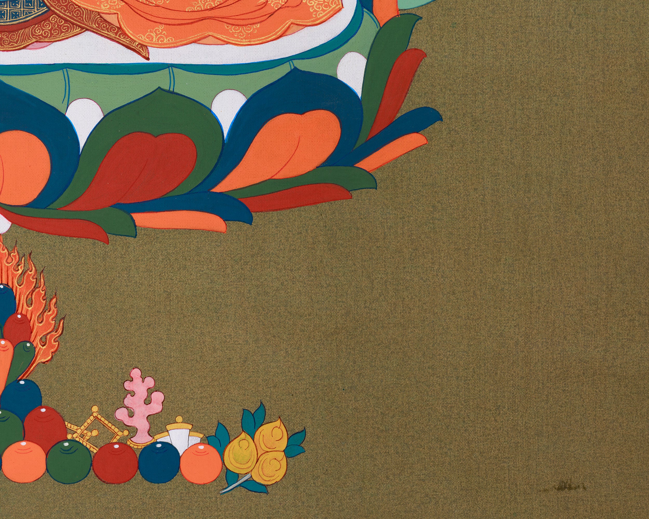 Traditional Buddha Amitayus Painting | Long Life Buddha