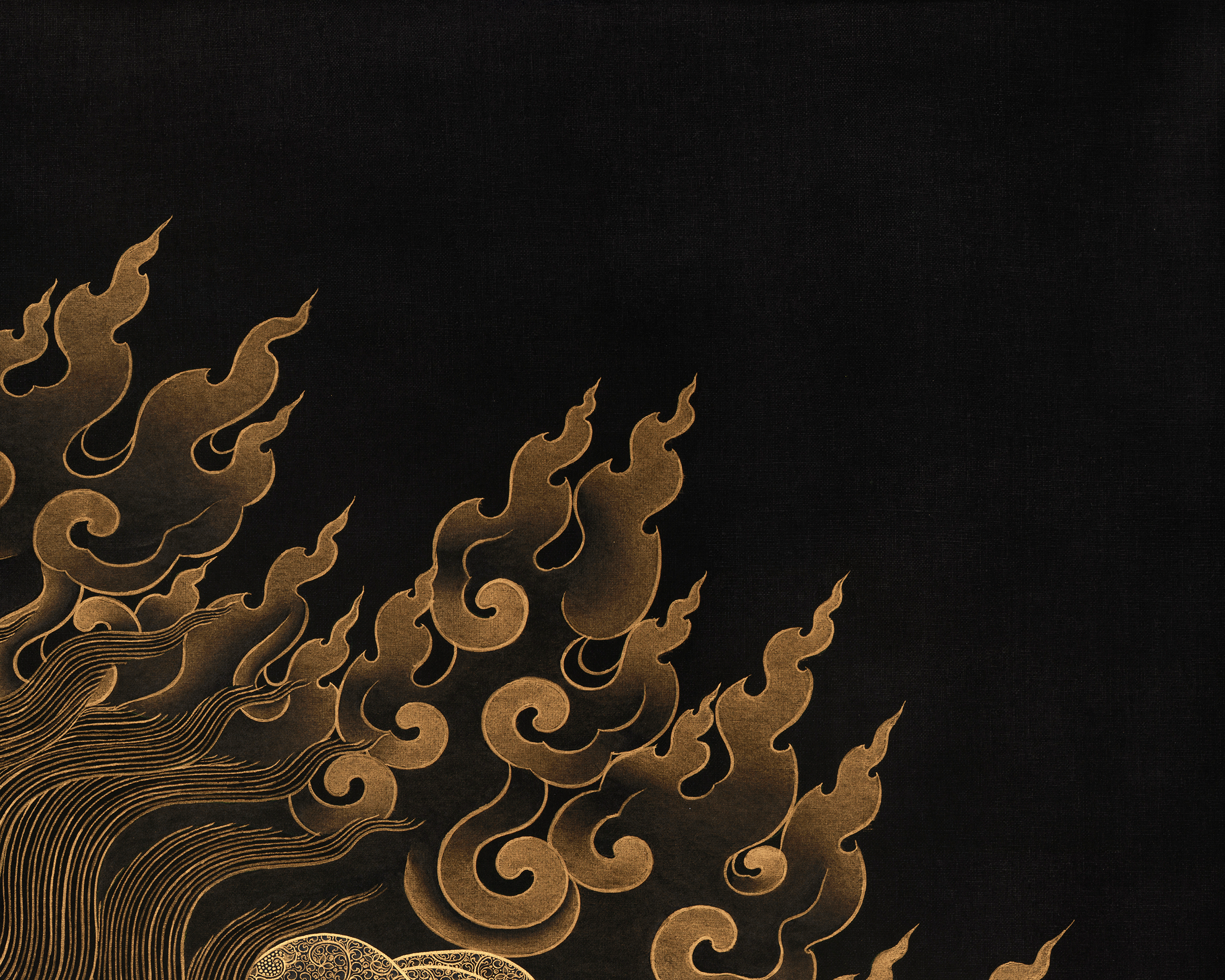 Tibetan Mahakala Bernagchen Thangka | Powerful Vajrayana Protection