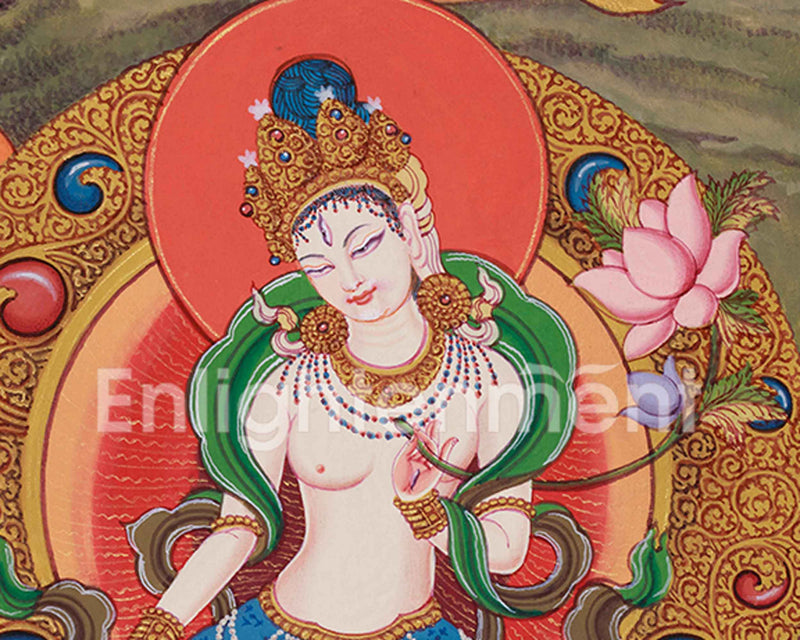 Vajrayogini Dakini Thangka | The Goddess Of Yoga Tantra | Traditional Artwork