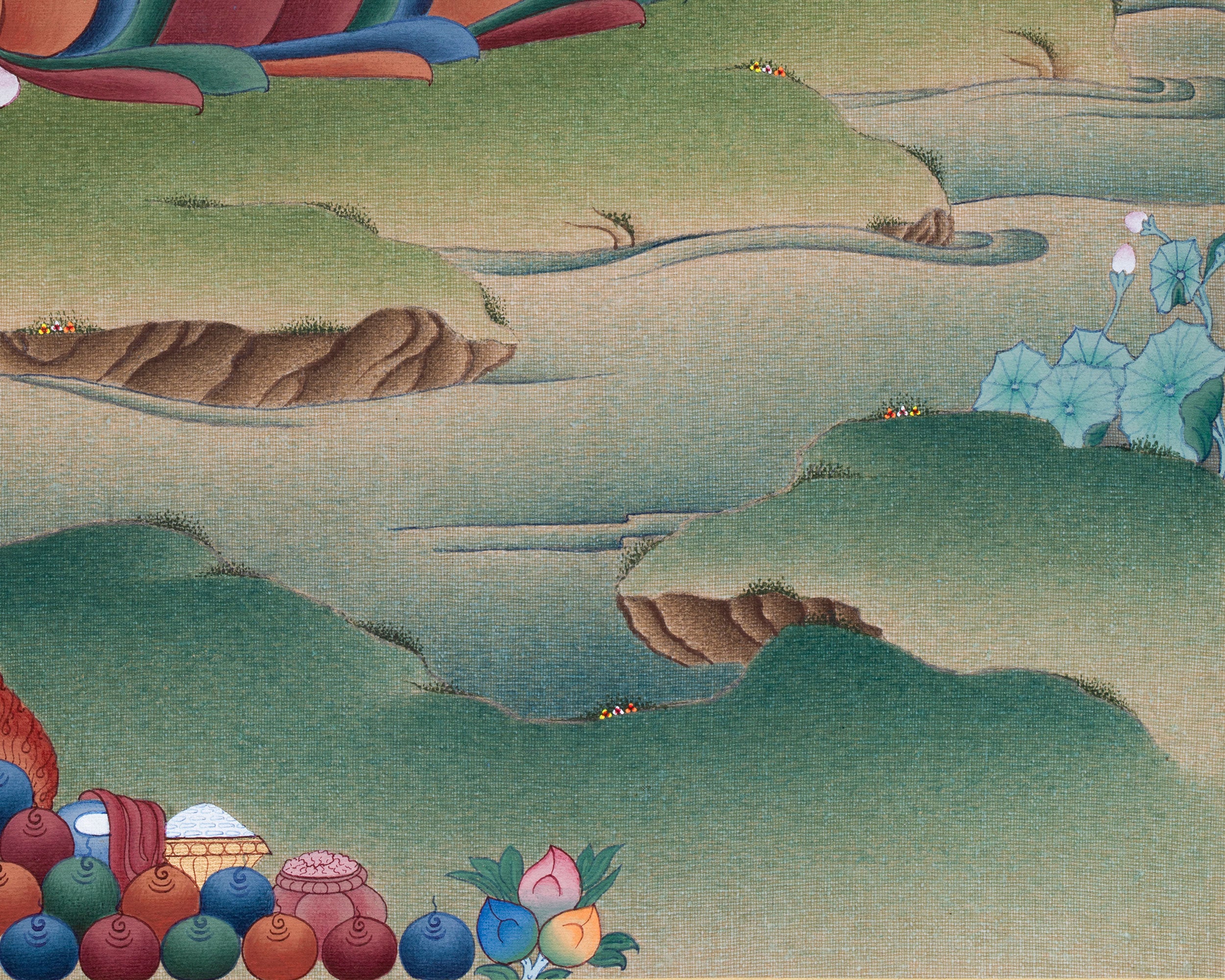 High-Quality Canvas Print of Akasagarbha Bodhisattva | Infinite Space, Knowledge & Generosity