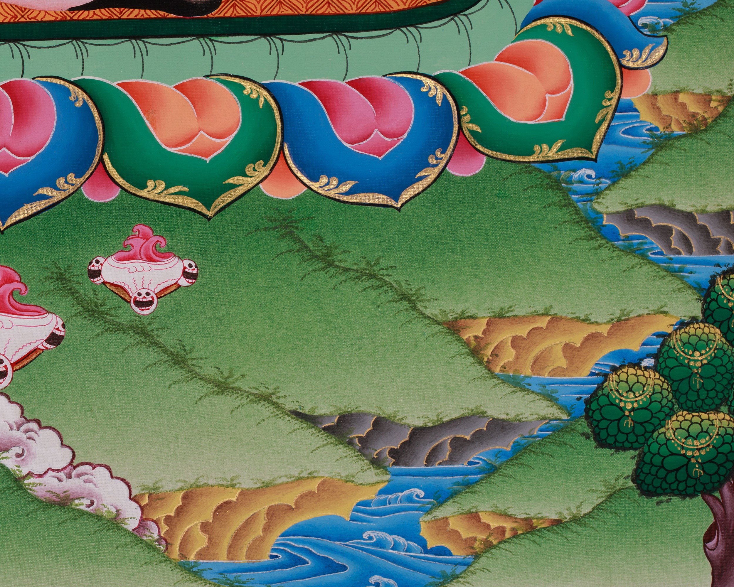 Traditional Thangka of Hayagriva | Buddhist Guardian and Tantric Deity