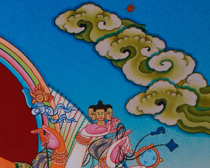 Chakrasambhara Thangka | Wisdom and Enlightenment Painting