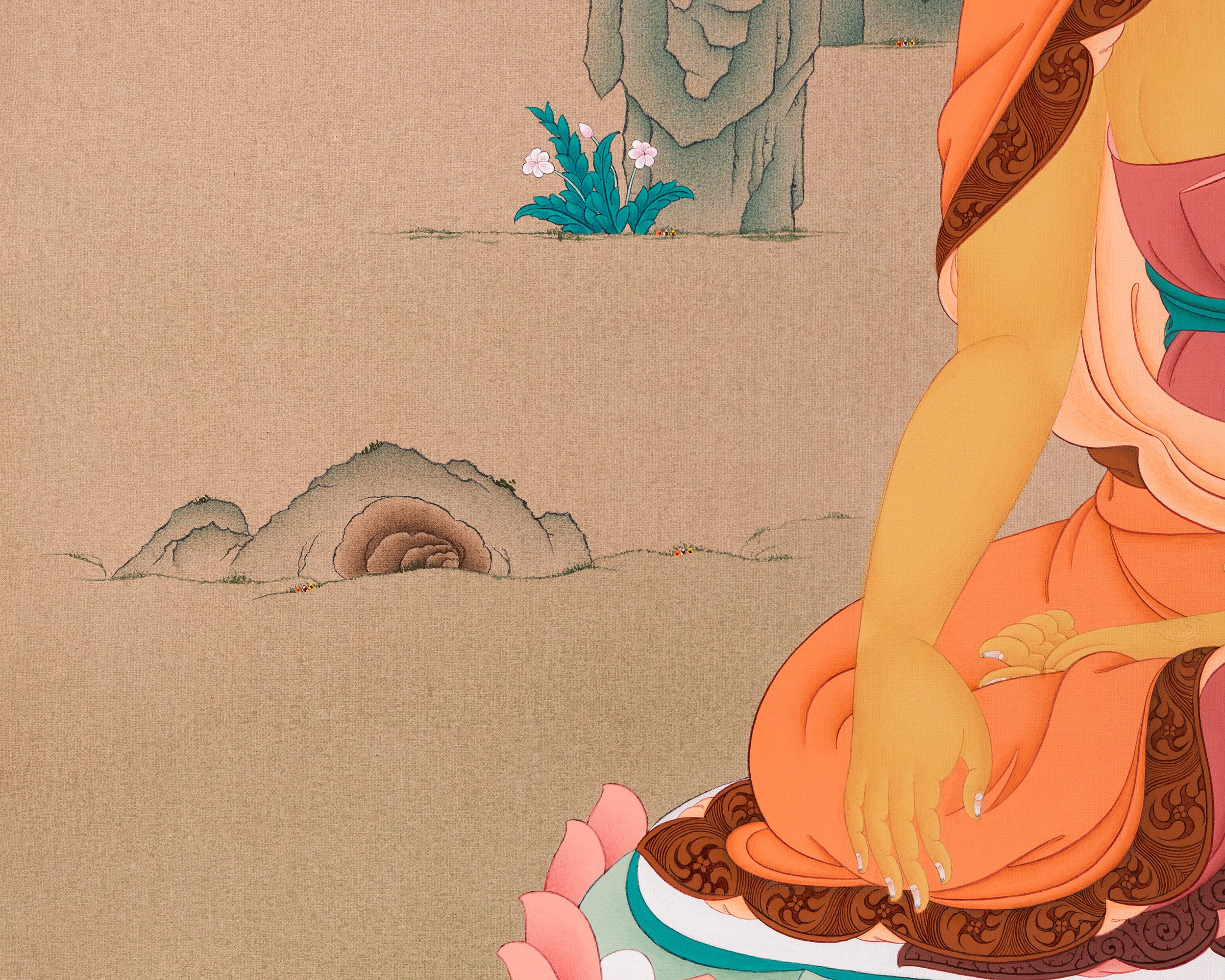 Peaceful Shakyamuni Buddha Print | Symbol of Enlightenment, Peace, and Inner Calm