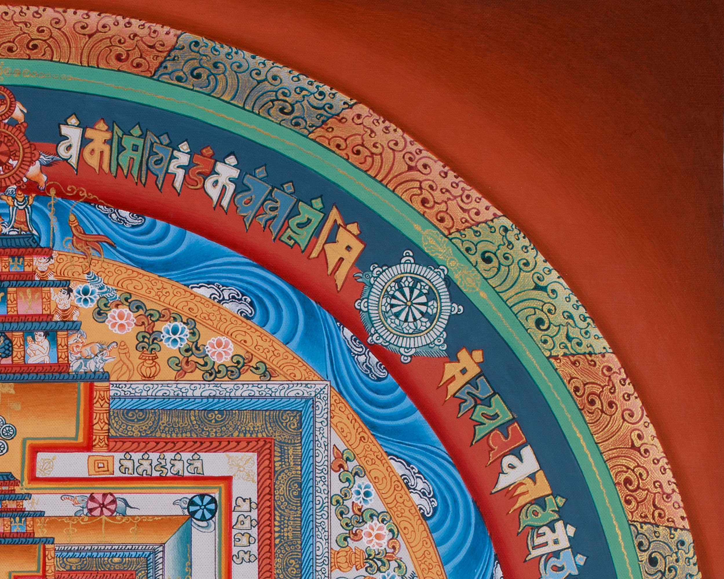 Wheel of Time Painting | Kalachakra Mandala
