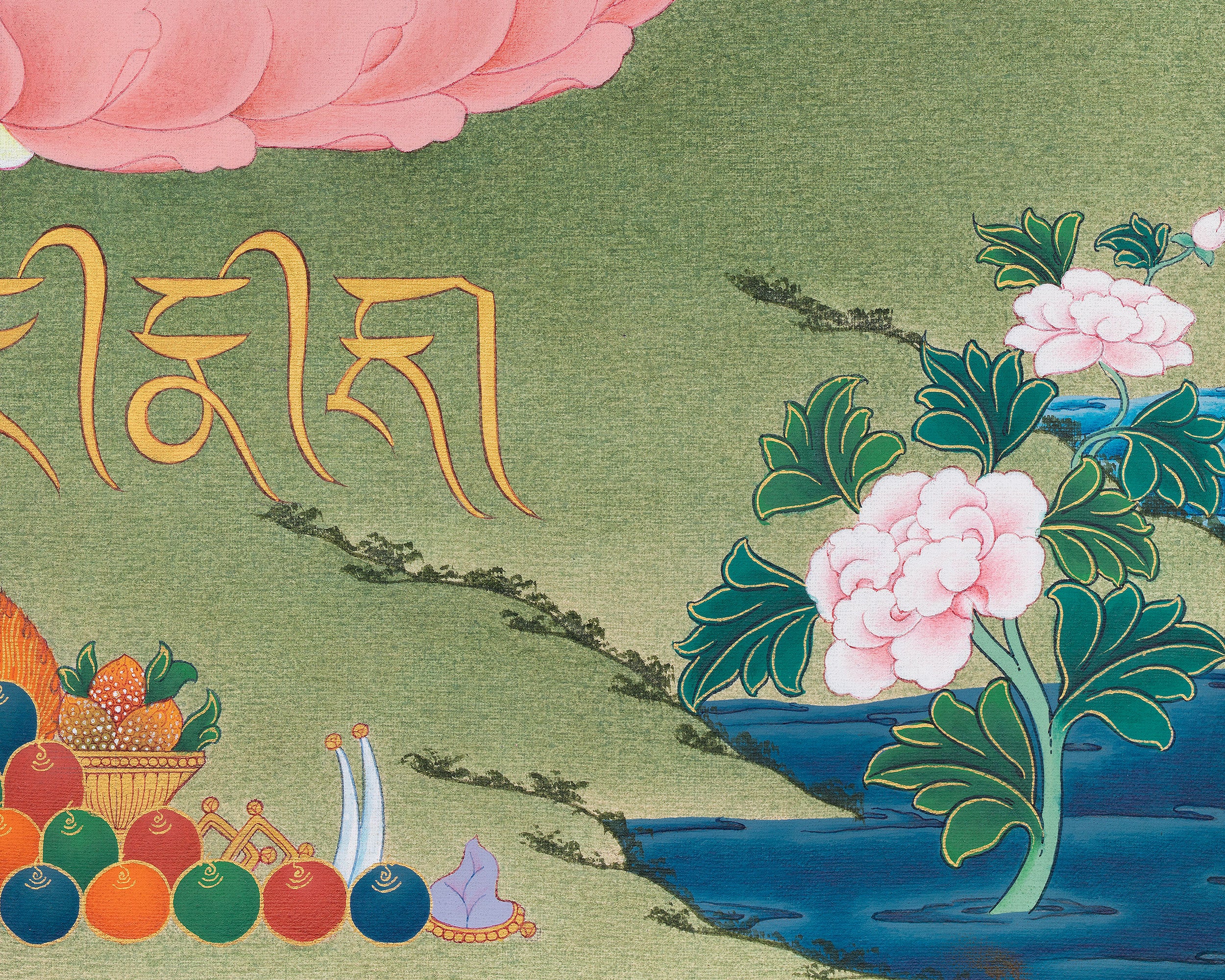 Mandarva Thangka Print | Wisdom Dakini | Digital Print