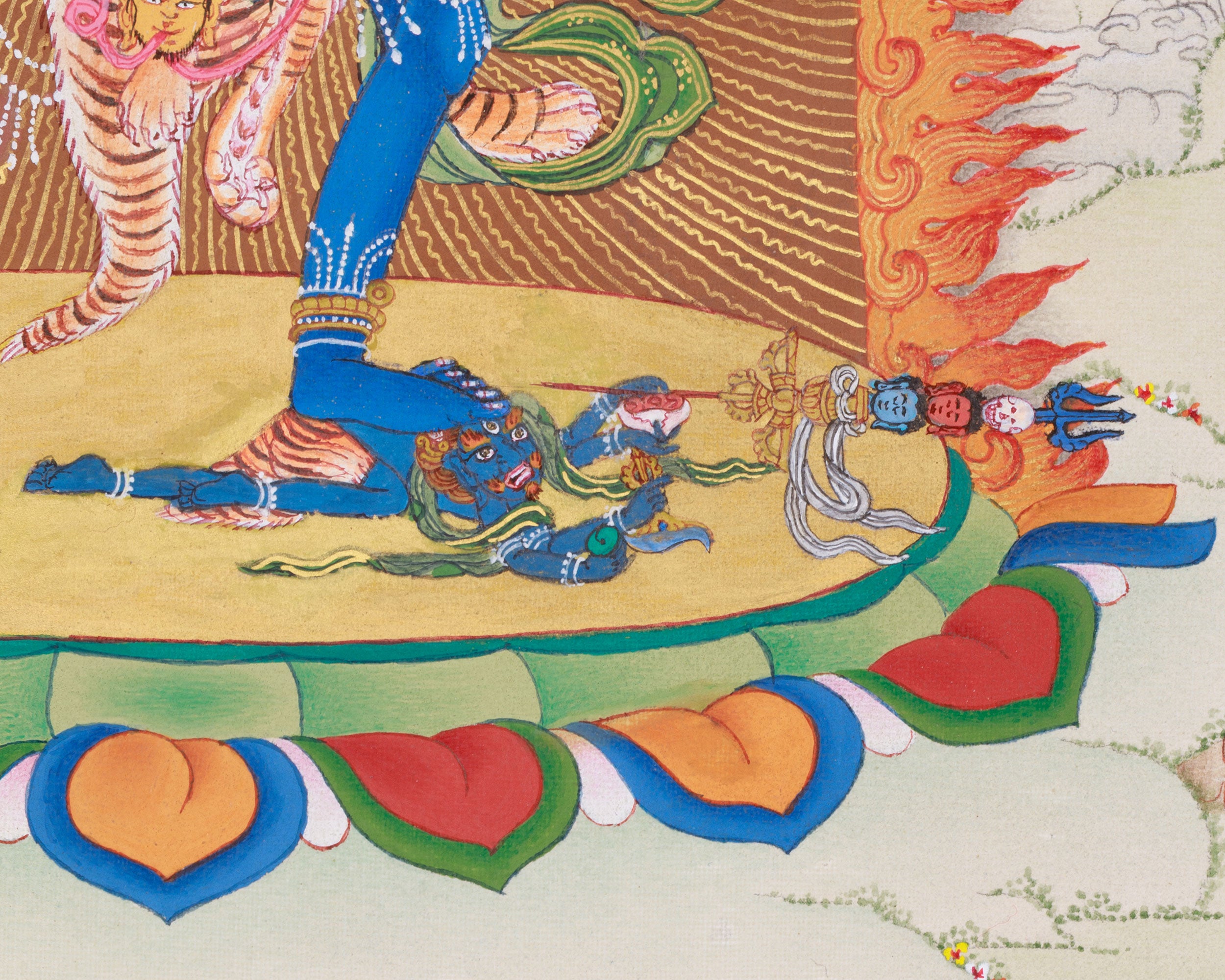 Yidam Chakrasamvara Thangka | Union of Wisdom and Bliss | Vajrayana Buddhism
