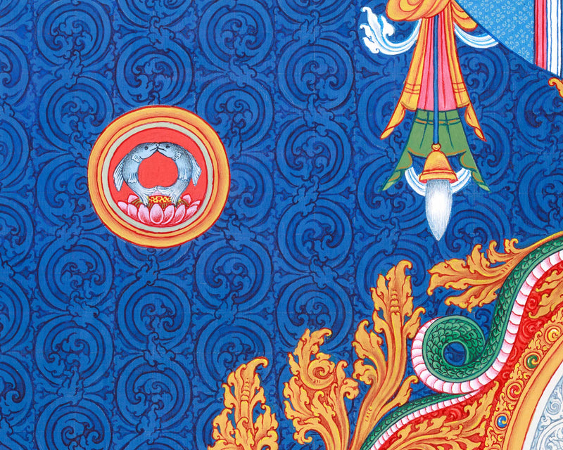 High-Quality Amitabha Buddha Giclee Canvas Print | A Spiritual Journey to Pure Land
