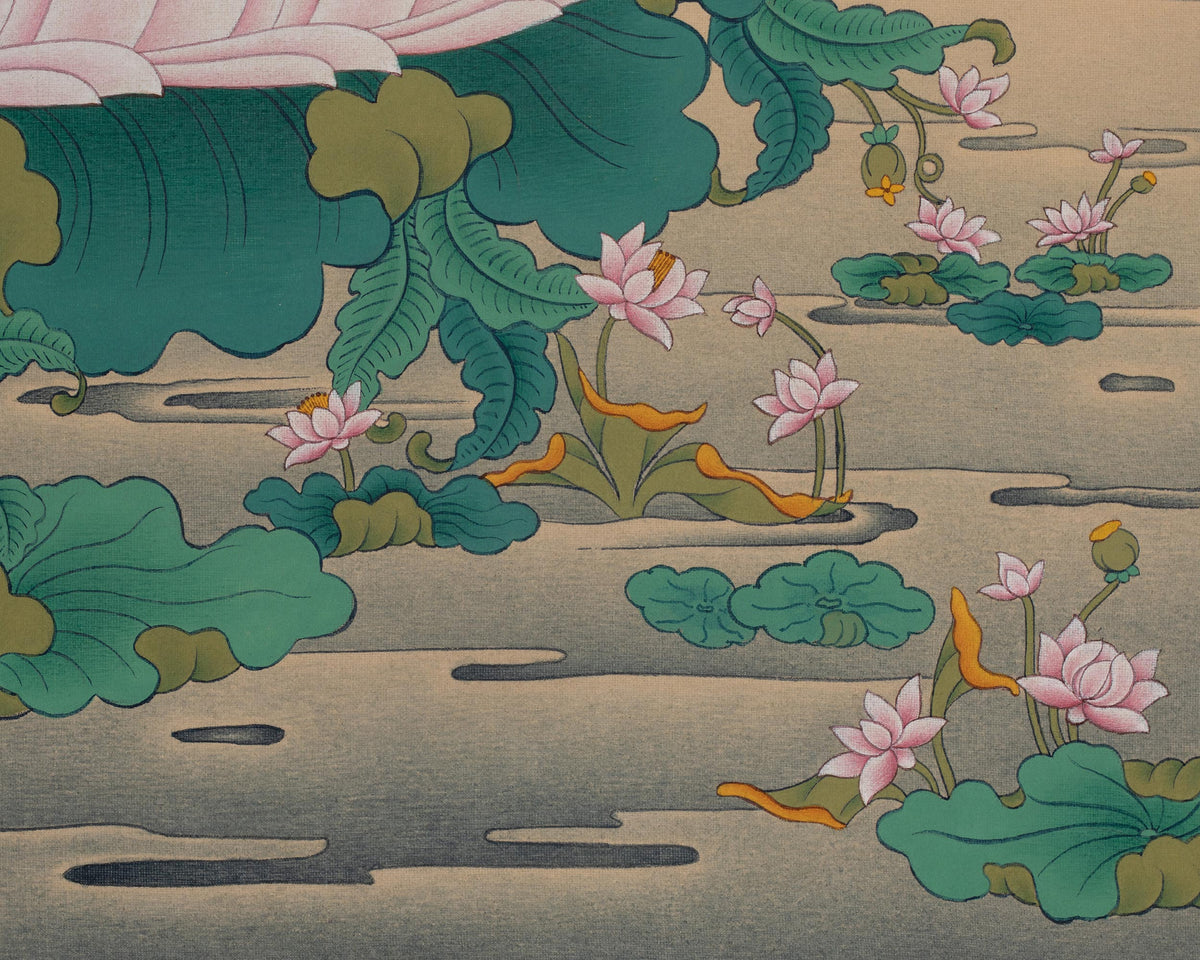 Two-Armed Chenrezig Art | Compassion and Wisdom Deity