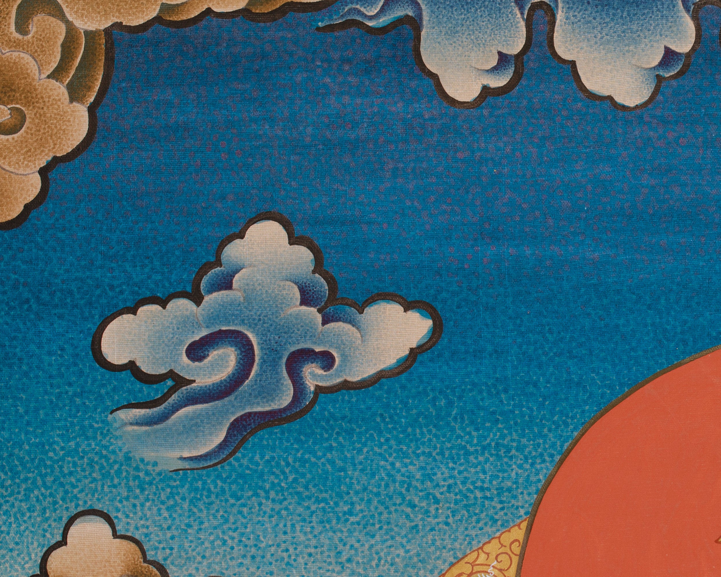 Buddhist Goddess Tara White Thangka | Divine Feminine
