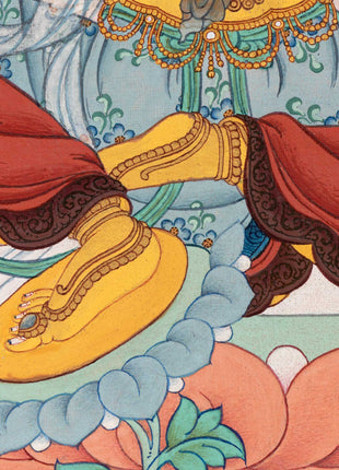 Siddhi Sambhava Tara  | 21 Tara of Surya Gupta Thangka