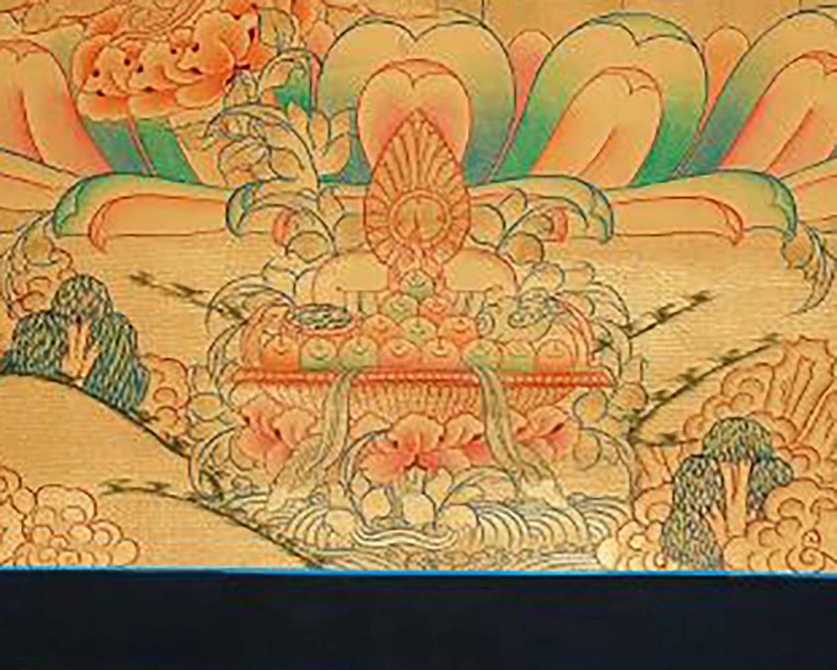 Padmasambhava Thangka Painting | Lotus Born Master of Buddhism