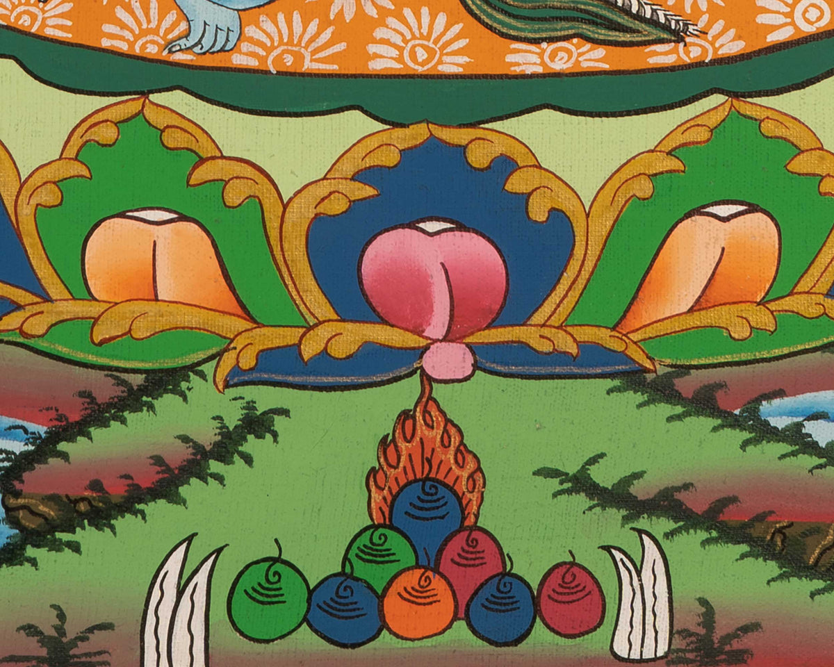 Vajra Panjarnatha Thangka | Wall Decor Artwork