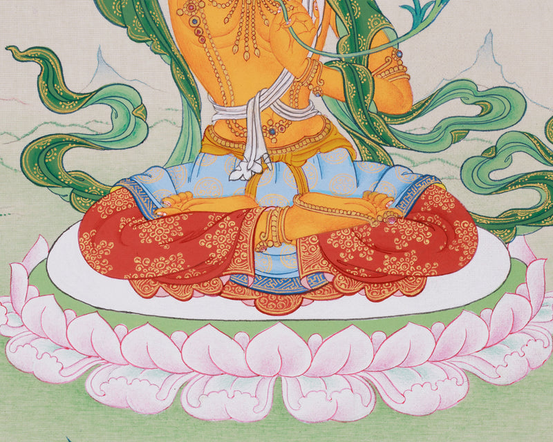 Jetsun Jampalyang (Manjushri) Thangka | Buddha To Be