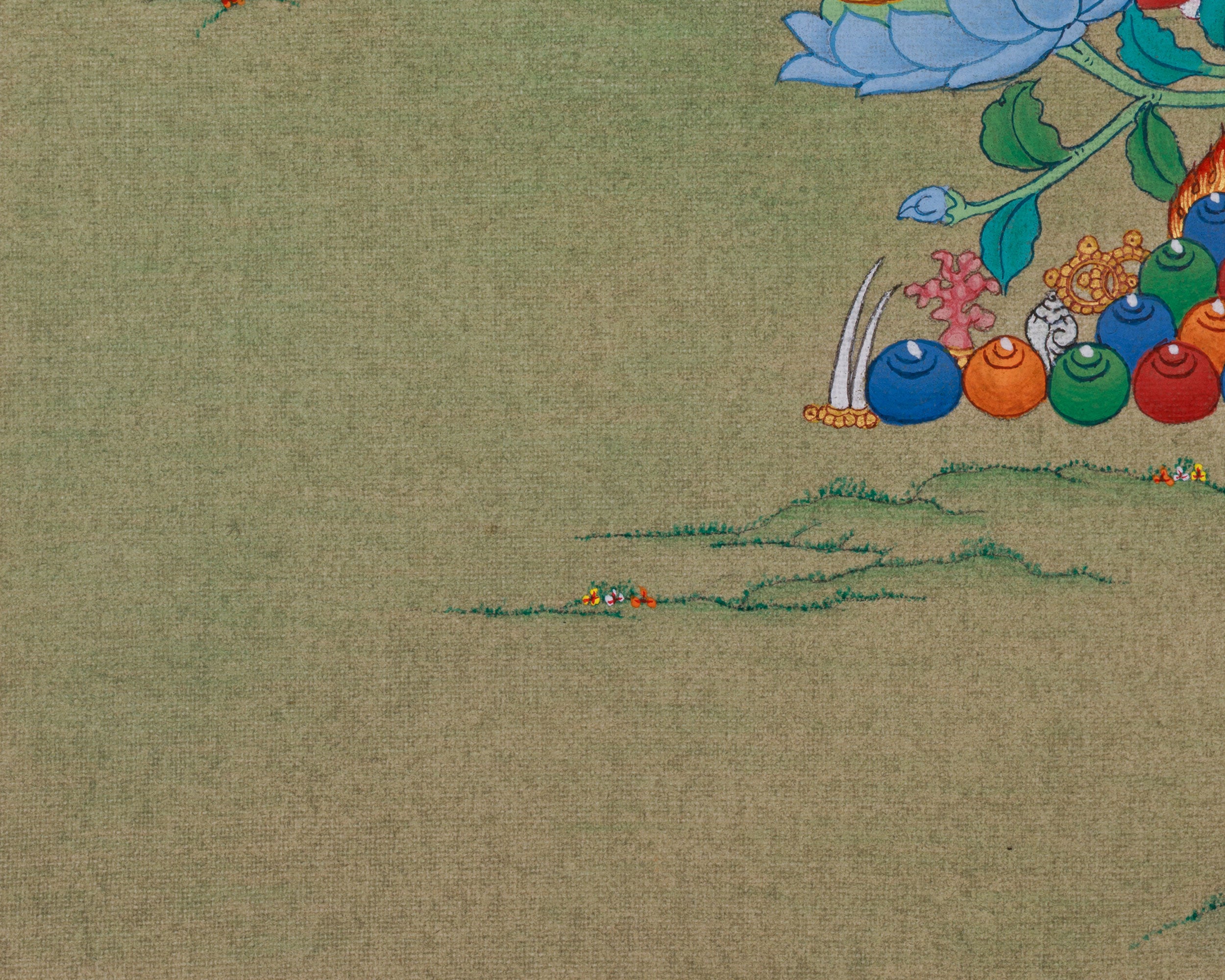 Swift Liberator Green Tara Thangka | Goddess of Compassion and Protection