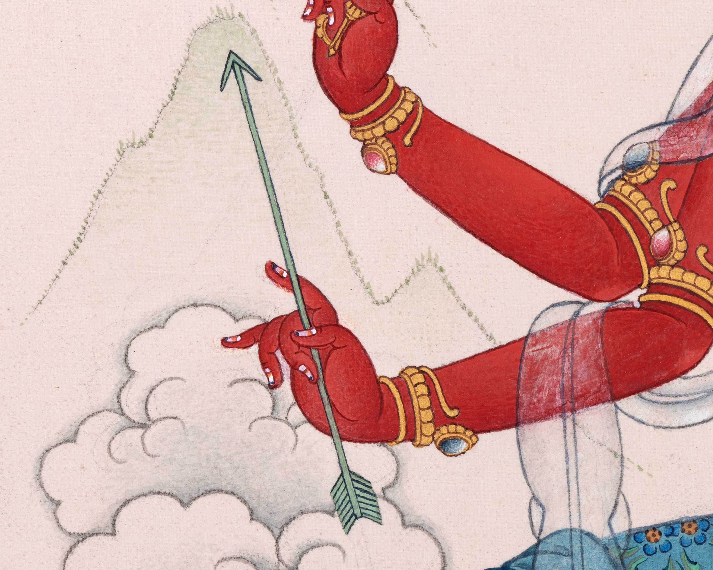 Paripacaka Tara  | 21 Tara of Surya Gupta Thangka