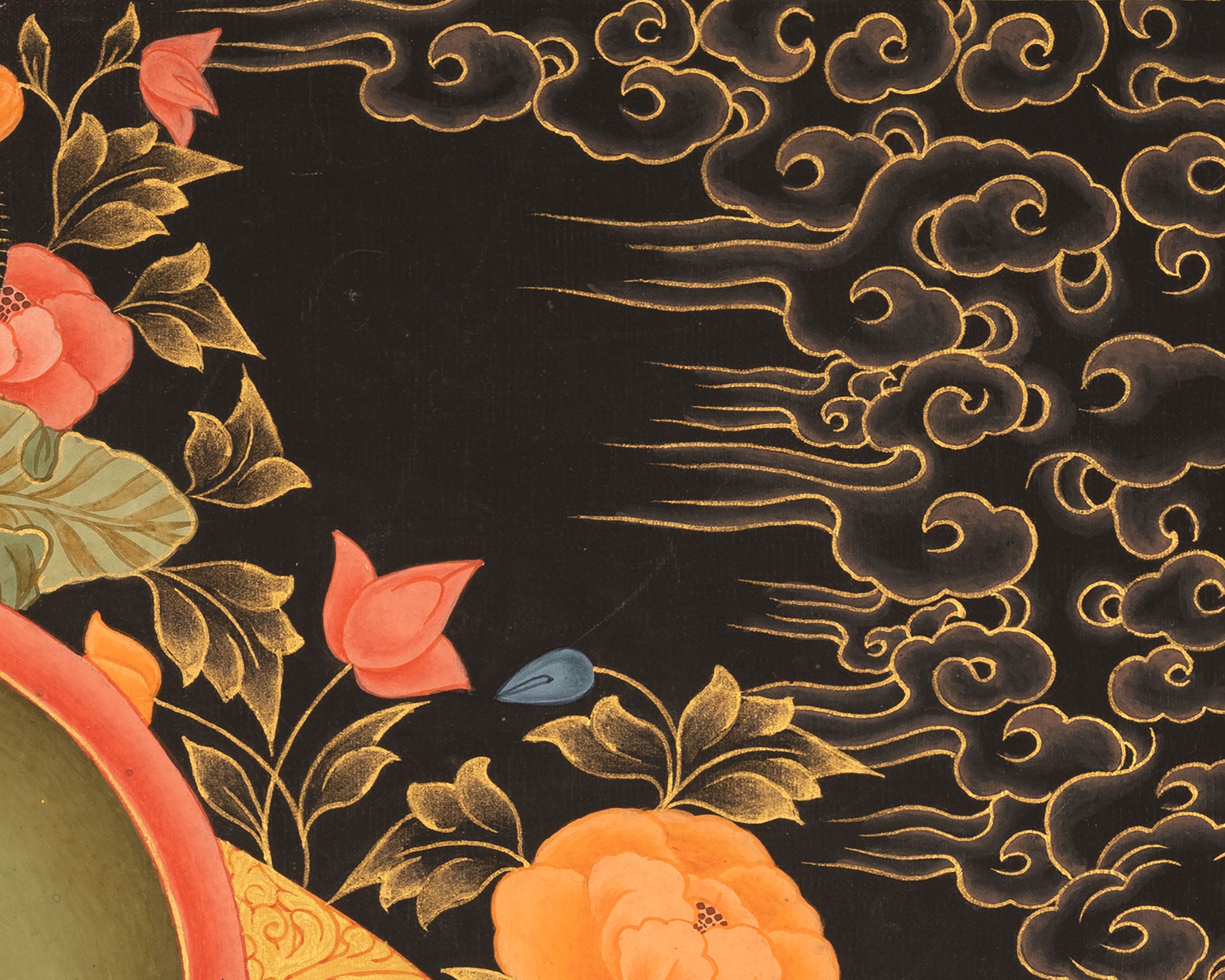 Four Armed Chenrezig Thangka | Tibetan Avalokiteshvara of compassion
