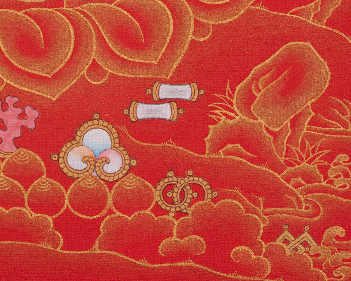 Buddhist Dzambhala Art | Sacred Representation of Generosity and Fortune