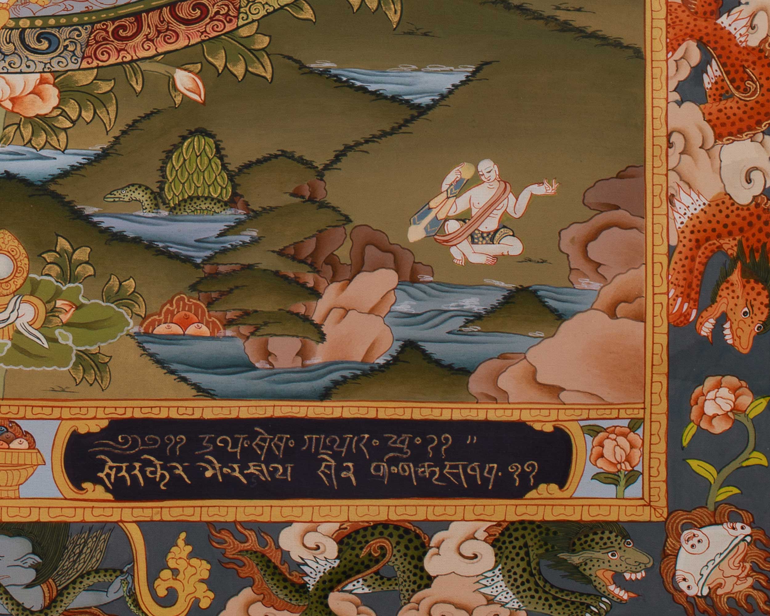 Green Tara Mandala Painting | A Sacred Mandala of Compassion, Protection, and Swift Action