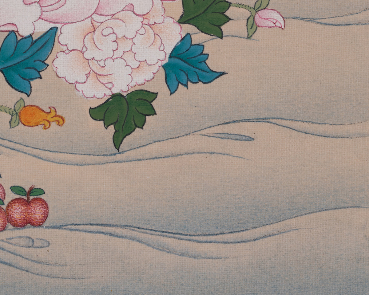 Traditional Art Of Guru Rinpoche With Consort | Representation of Spiritual Transformation and Wisdom
