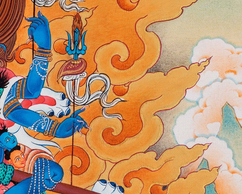 Wrathful Palden lhamo | Tibetan Art