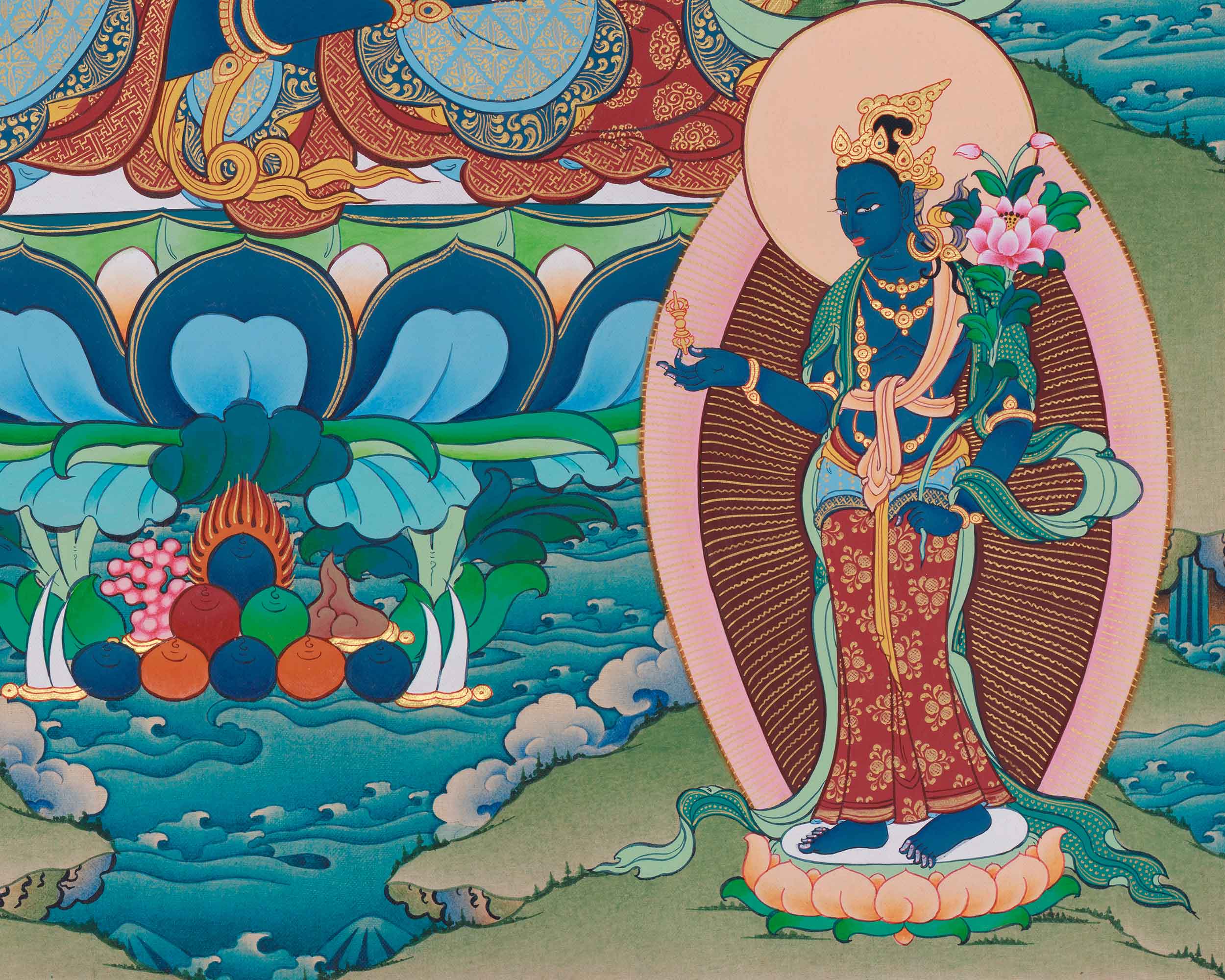 Vajradhara Painting | The Primordial Buddha Symbolizing Ultimate Wisdom