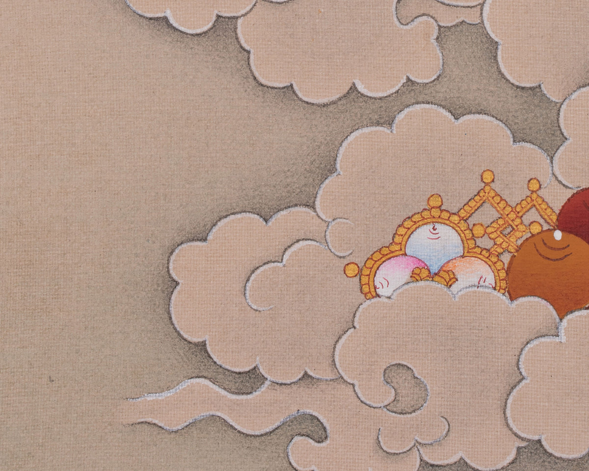 Tibetan Manjushri Art | Sword Of Wisdom | Represents Spiritual Understanding and Awakening