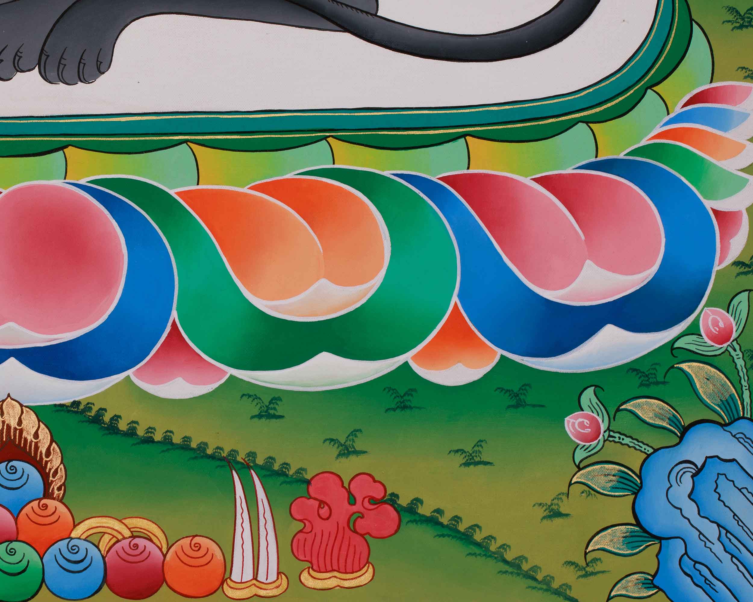 Divine Thangka Of Ganesh | The Remover of Obstacles | Spiritual Blessings