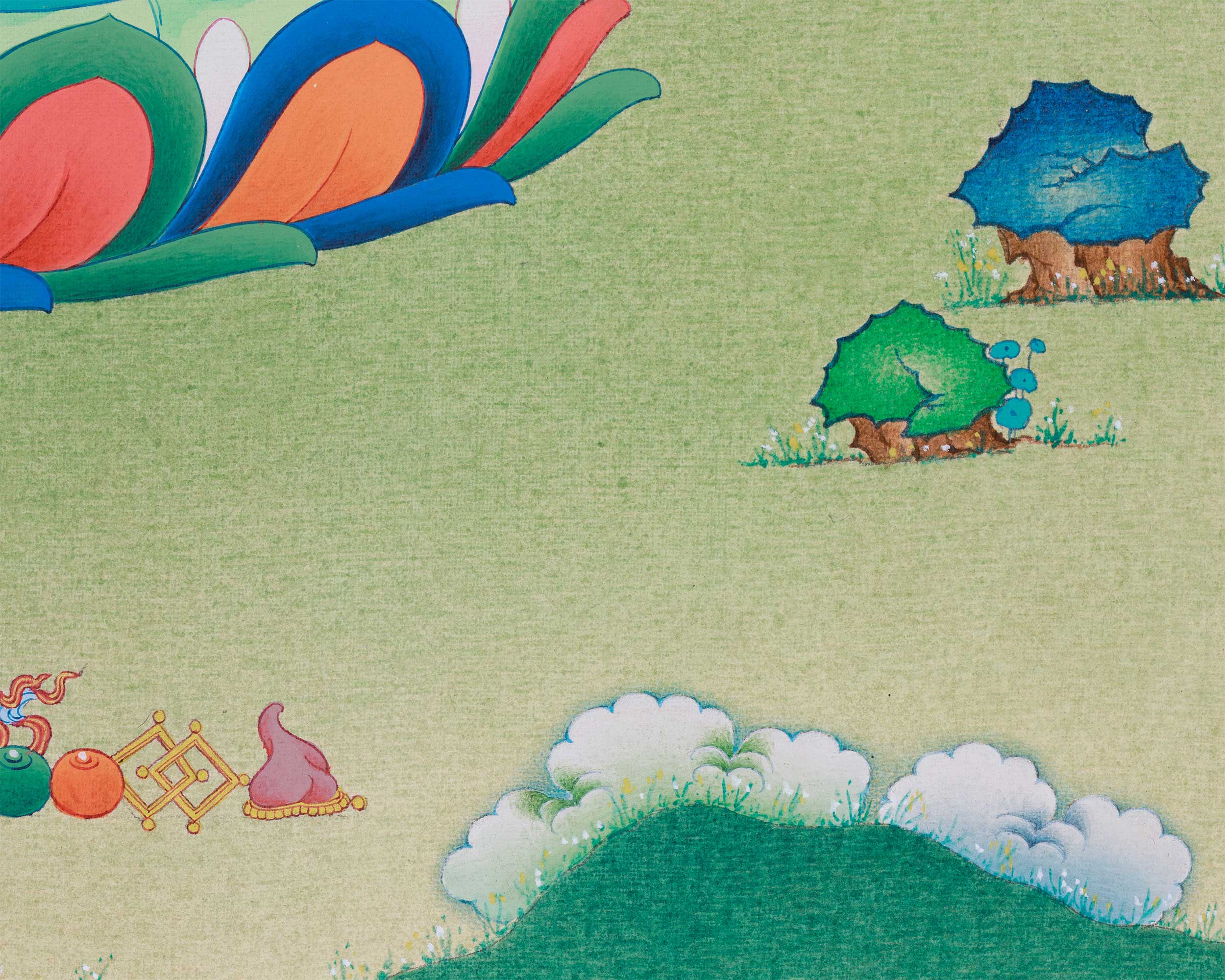 Female Bodhisattva Green Tara Thangka | Mother of Liberation