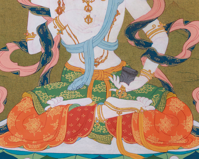 Dorje Sempa Artwork | Traditional Tibetan Buddhist Painting