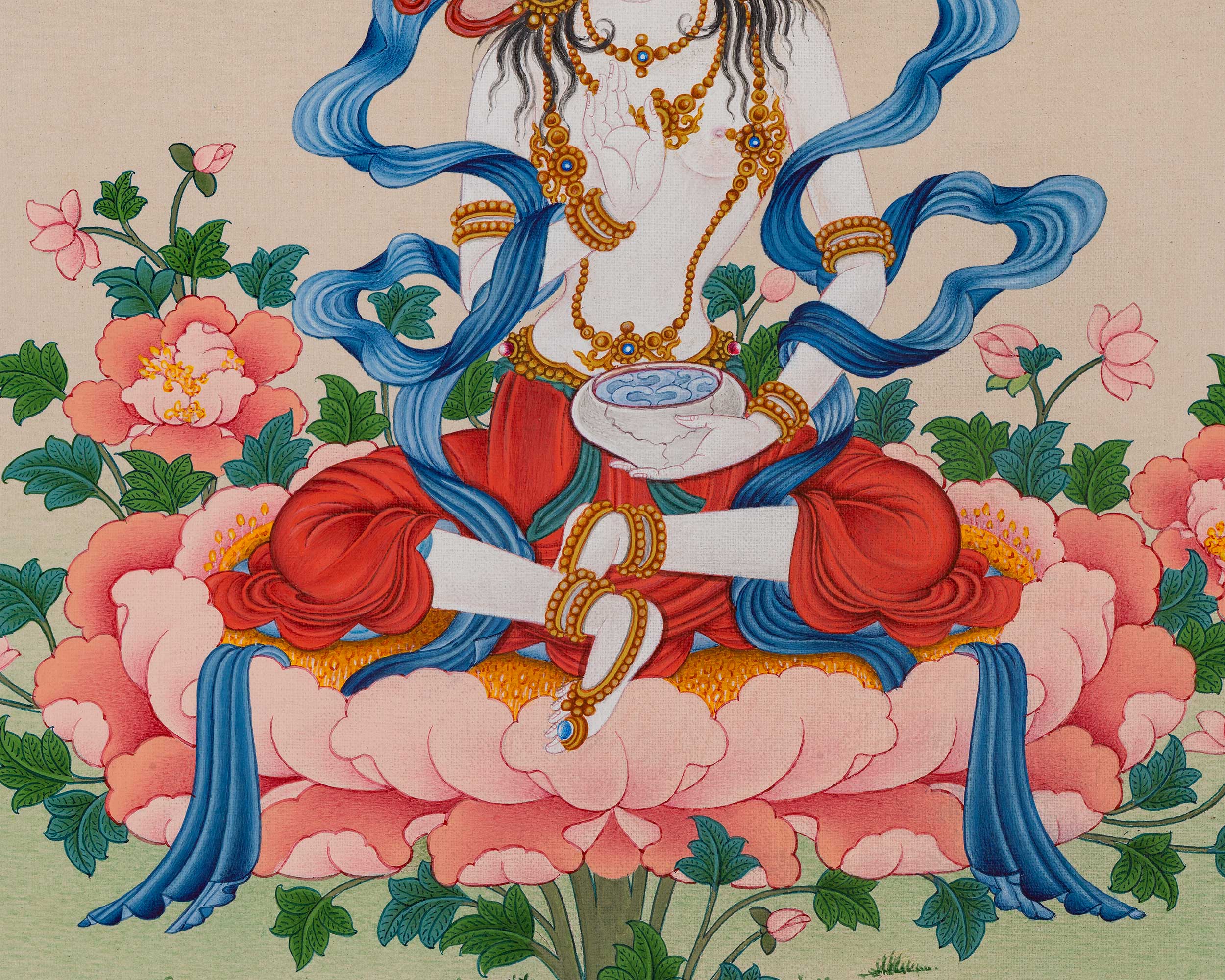 Yeshe Tsogyal and Mandarva| Spiritual Consorts of Padmasambhava