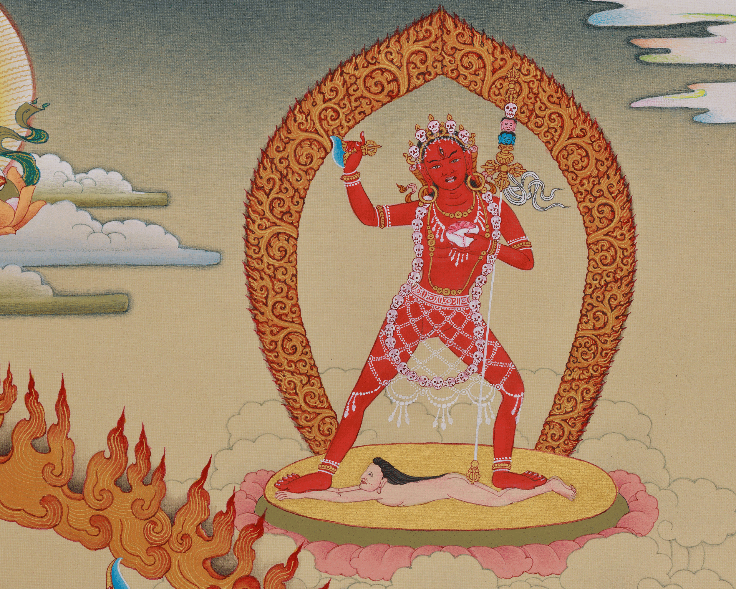 Spiritual Chakrasamvara Thangka | Khorlo Demchog | Symbol of Divine Union