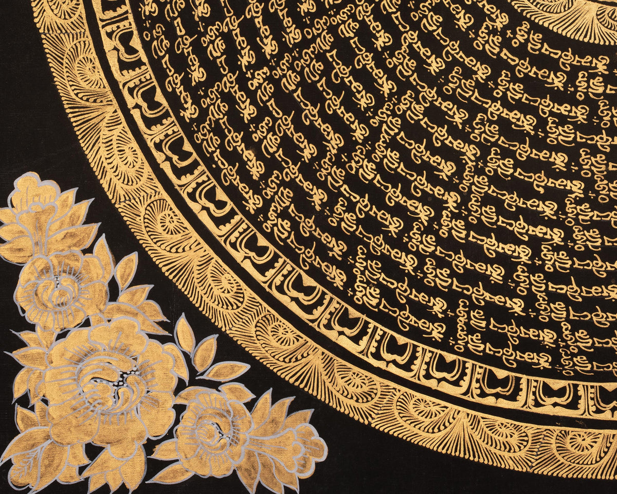 Mantra Mandala Buddhist Art | The Union of Sacred Sound | Enlightened Universe