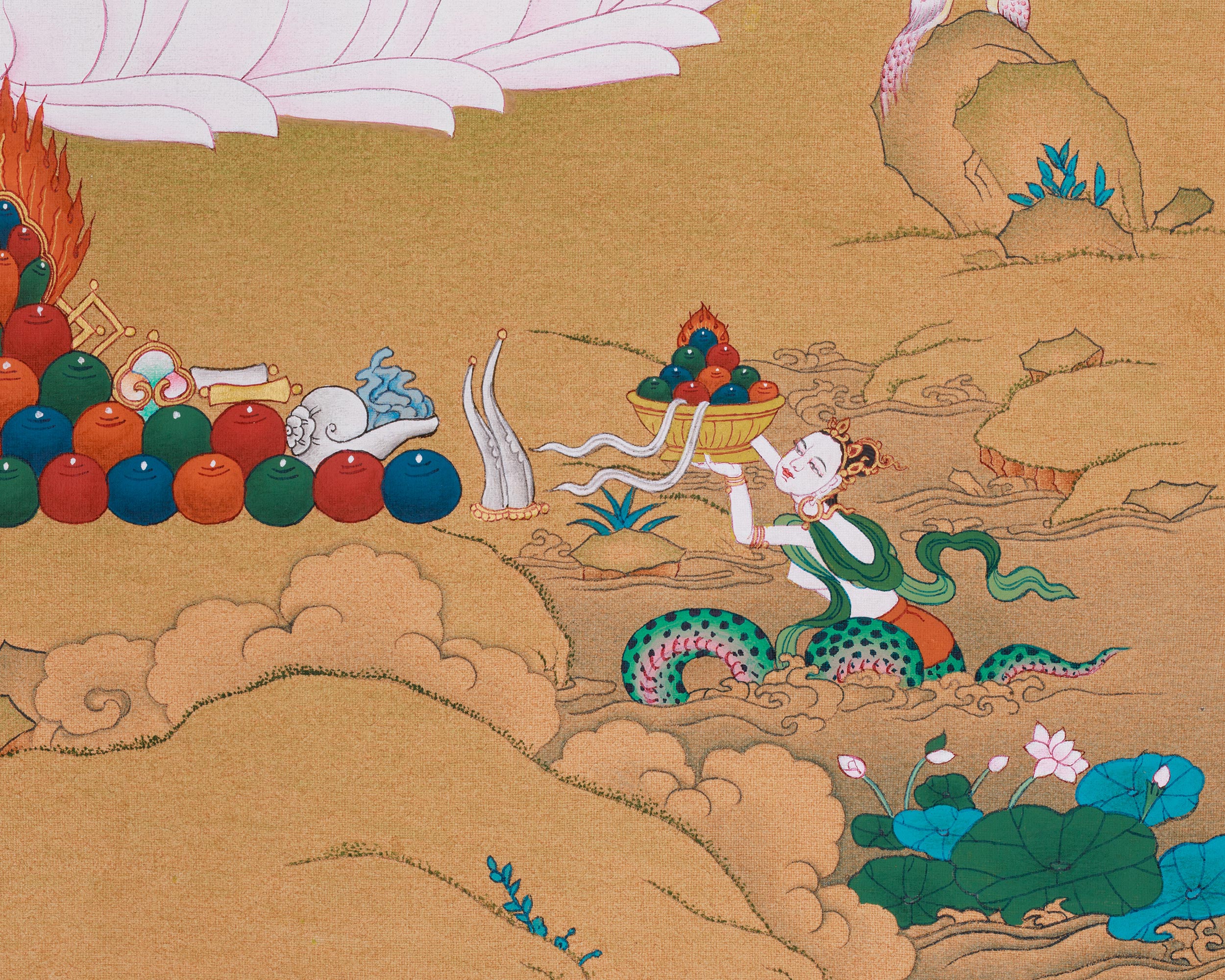Bodhisattva Chenrezig Painting | Lord of Compassion and Protector of All Beings