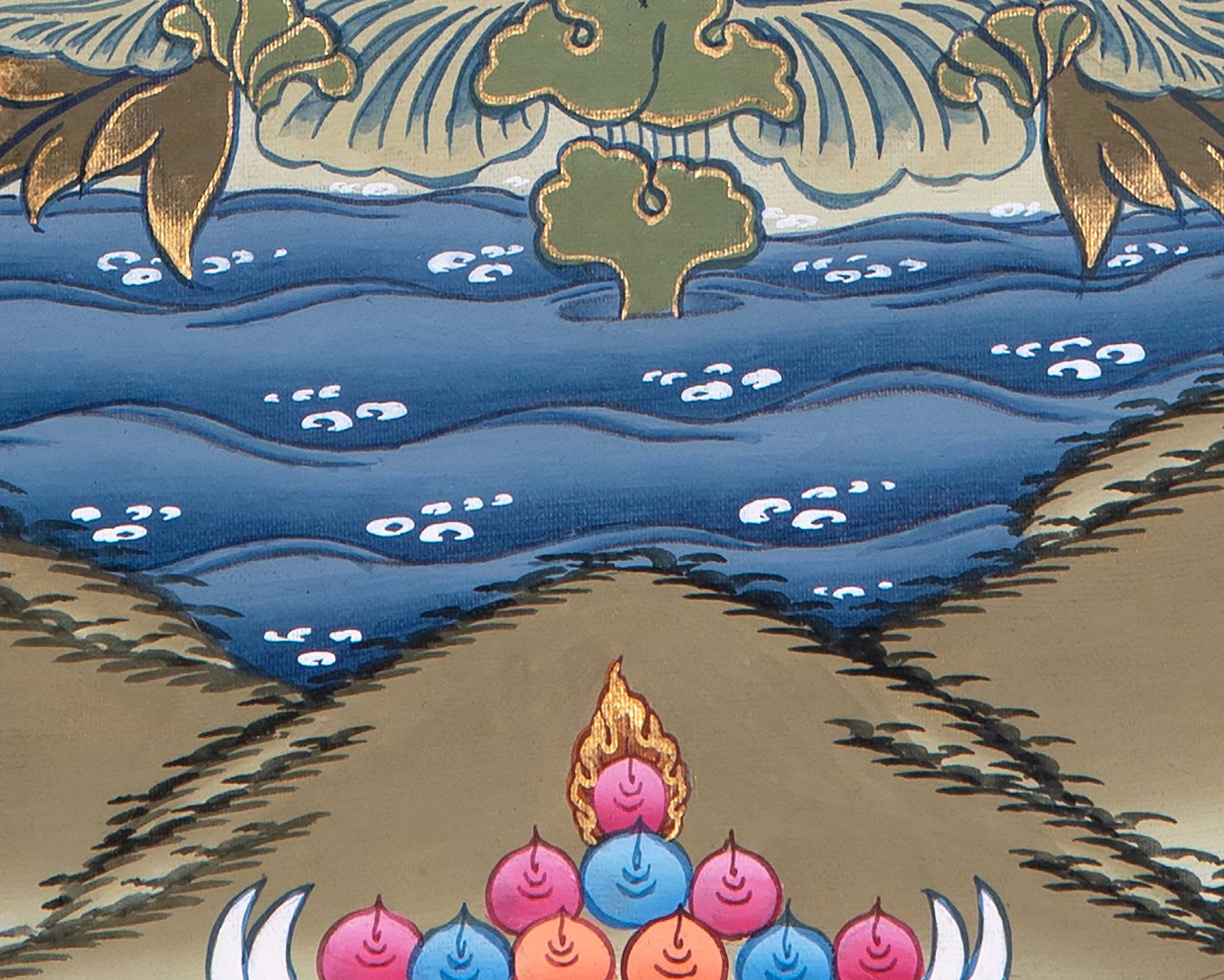 Amitabha Buddha Thangka | Wall Decoration Painting