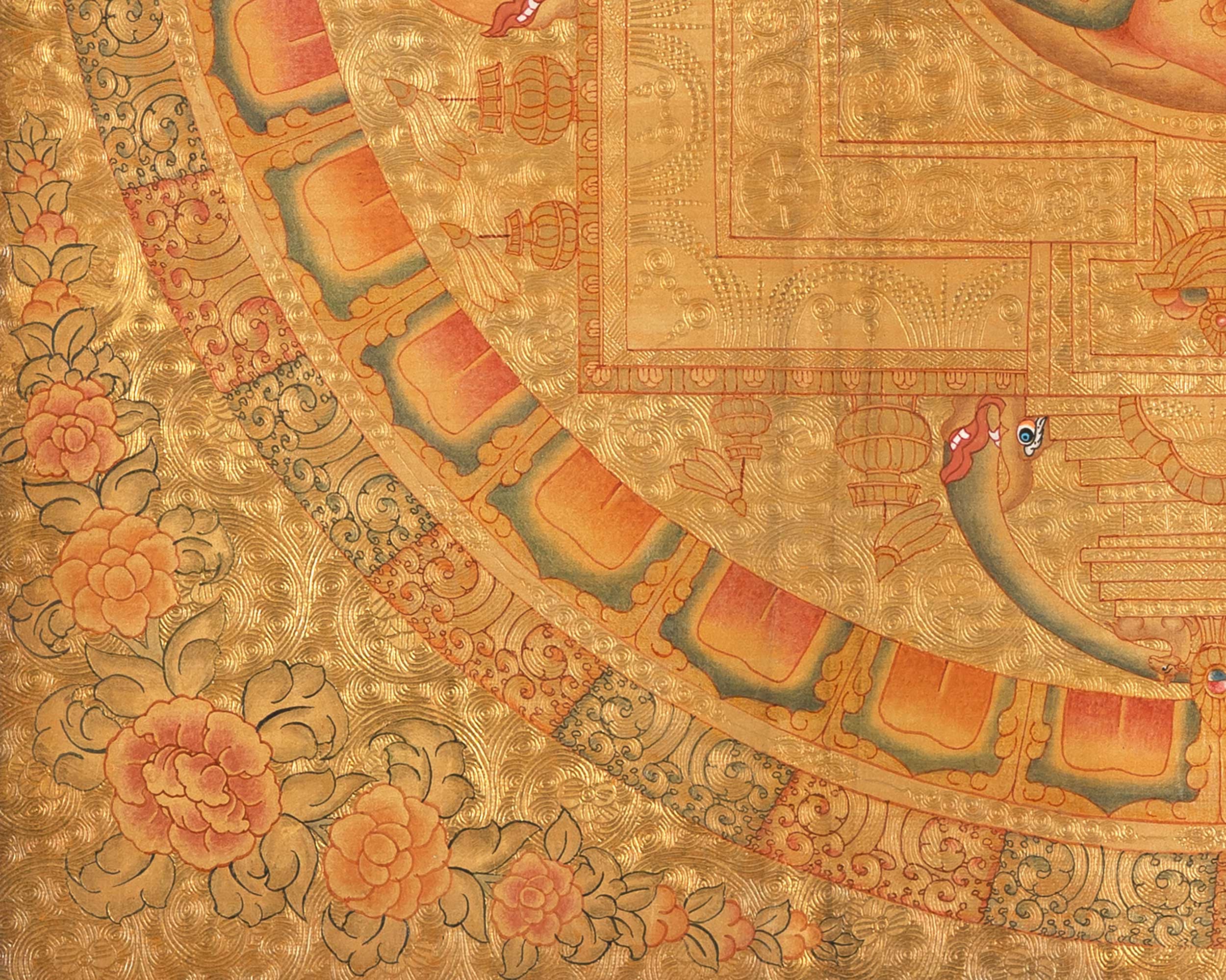 Shakyamuni Buddha Mandala | Wall Decoration Painting