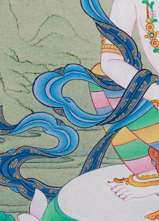 Wisdom Mother Saraswoti | Yangchenma Thangka