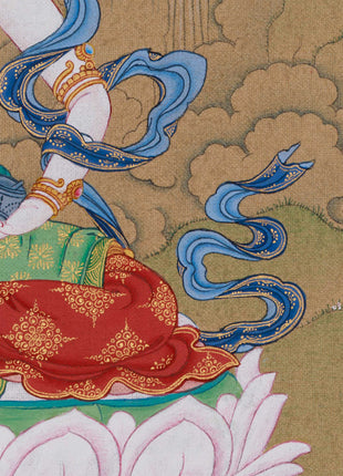 Purification Buddha, Vajrasattva Thangka (first Payment) (1/4 payment of the total Amount)