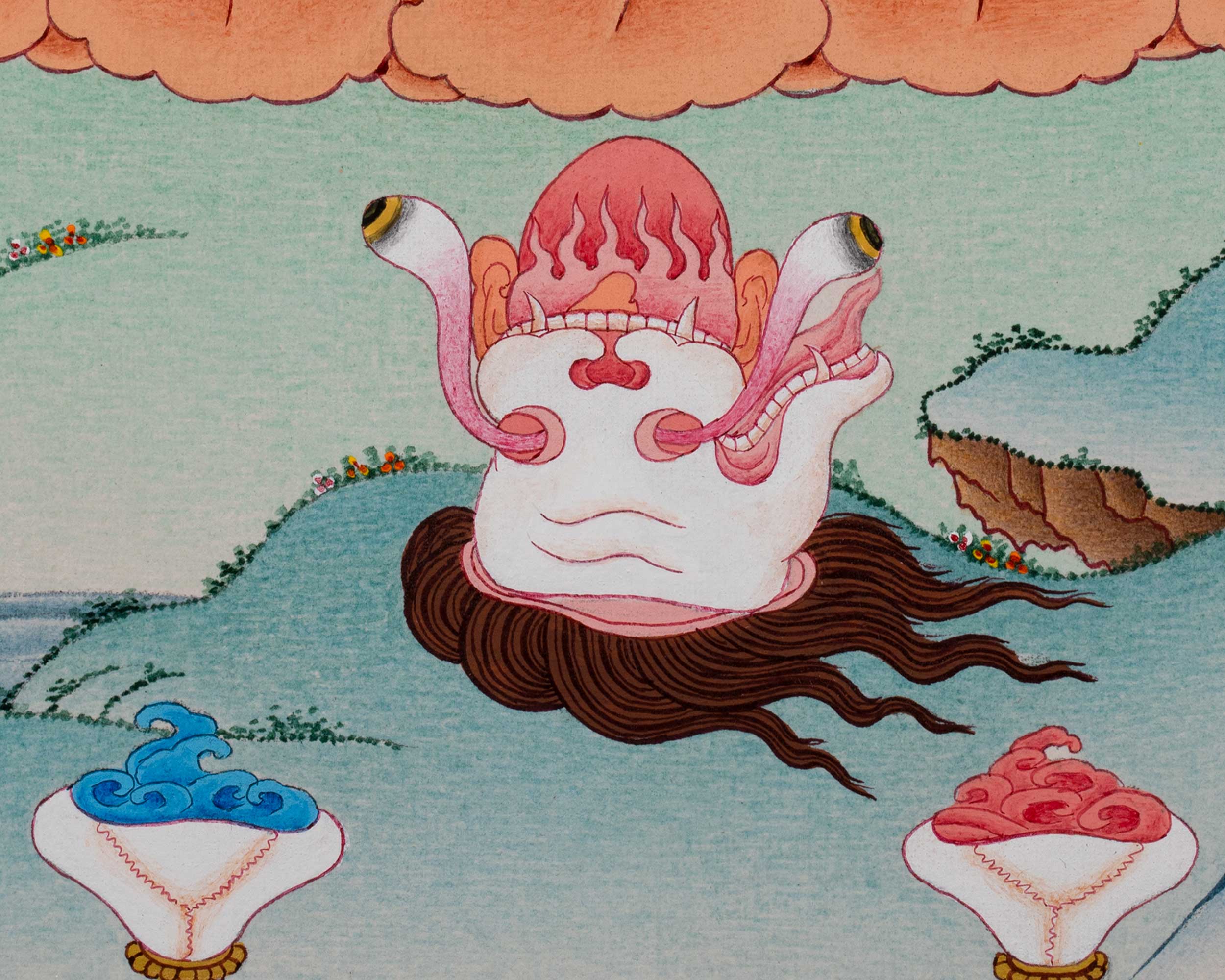 Niguma Dakini Canvas Print | Tantric Buddhist Wall Art | Premium Giclee Print