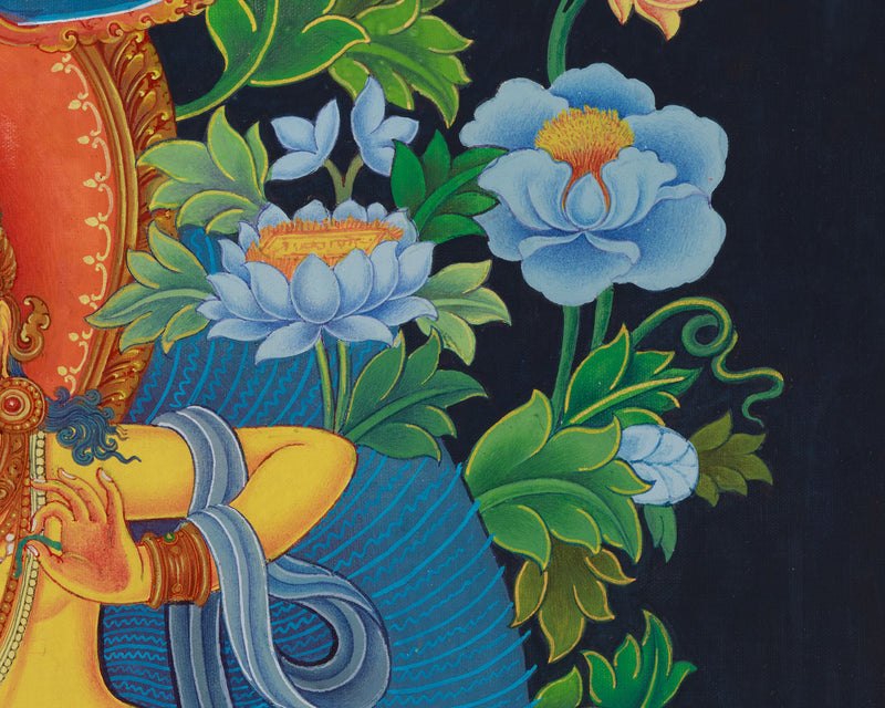 Buddha to Be, Manjushri Thangka | Enlightenment and Wisdom