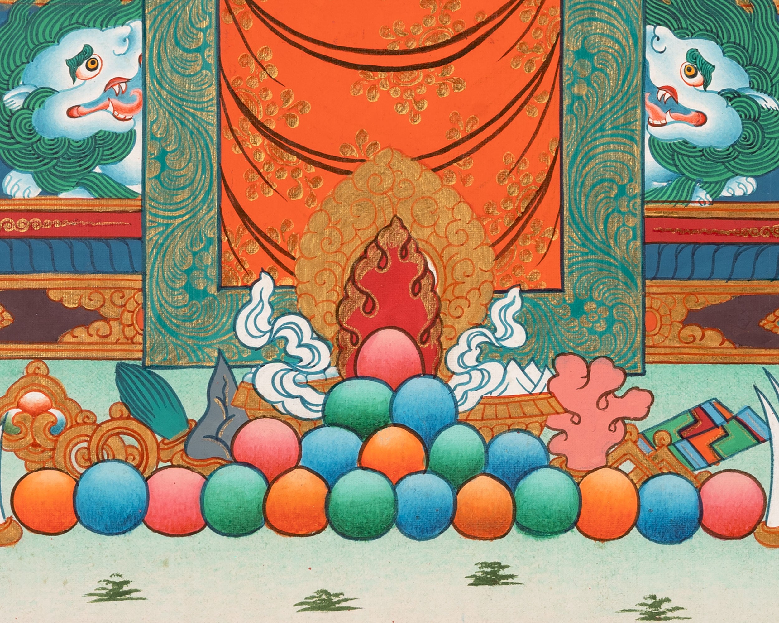 Medicine Buddha | Healing Buddha Thangka | Traditional Tibetan Paint